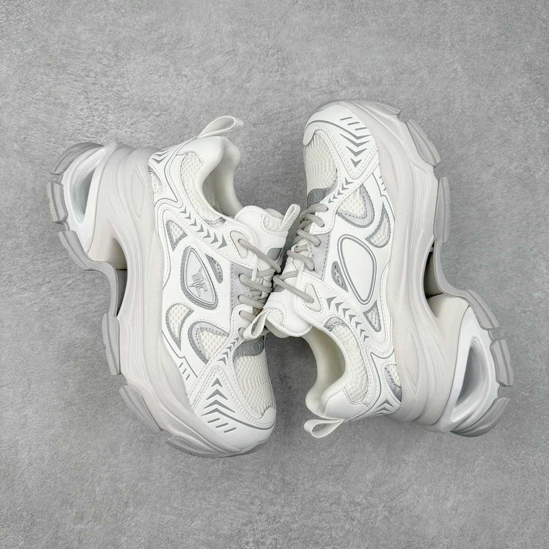 图片[2]-GG-CC Chunky Low白鹿同款独星球 2024新款GGCC低帮复古厚底增高老爹鞋 时髦look轻松定格 不费力展现率性氛围 原版正确大底 高档银盒 酷帅机能风不规则设计大底 8CM 增高厚底 大长腿既视感轻松拿捏 货号：G24X9833 尺码：35 36 37 38 39 40-选品中心