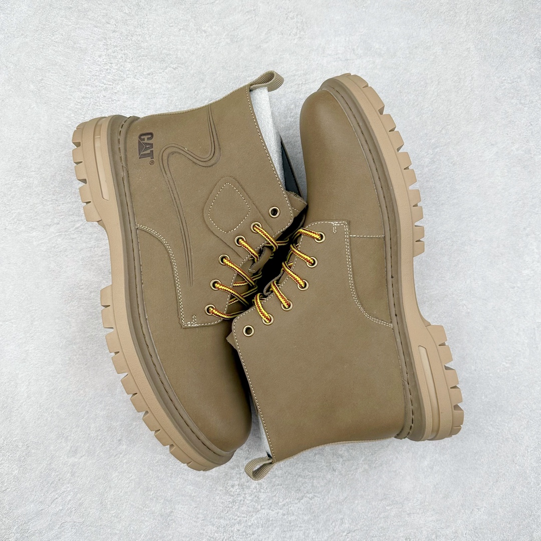 图片[3]-＃特价福利 CAT卡特 硬汉推土机品牌经典百搭户外休闲大黄靴系列 广东大厂品质 24ss秋冬新款 常年主打 时尚潮流搭配 面料釆用意大利进口磨砂牛皮 全鞋真牛皮材料 大底到五金都是代工厂原材料制作 好货不杀猪 首单质量严格把控 全套官网统一包装 今年冬季防寒户外专用 日常随意搭配 型男必备 尺码：38 39 40 41 42 43 44 (偏大一码)-选品中心