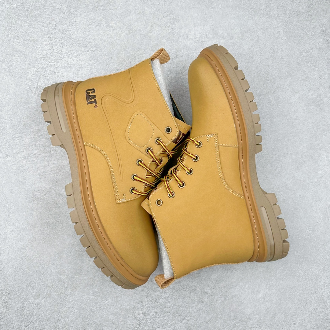 图片[3]-＃特价福利 CAT卡特 硬汉推土机品牌经典百搭户外休闲大黄靴系列 广东大厂品质 24ss秋冬新款 常年主打 时尚潮流搭配 面料釆用意大利进口磨砂牛皮 全鞋真牛皮材料 大底到五金都是代工厂原材料制作 好货不杀猪 首单质量严格把控 全套官网统一包装 今年冬季防寒户外专用 日常随意搭配 型男必备 尺码：38 39 40 41 42 43 44 (偏大一码)-选品中心