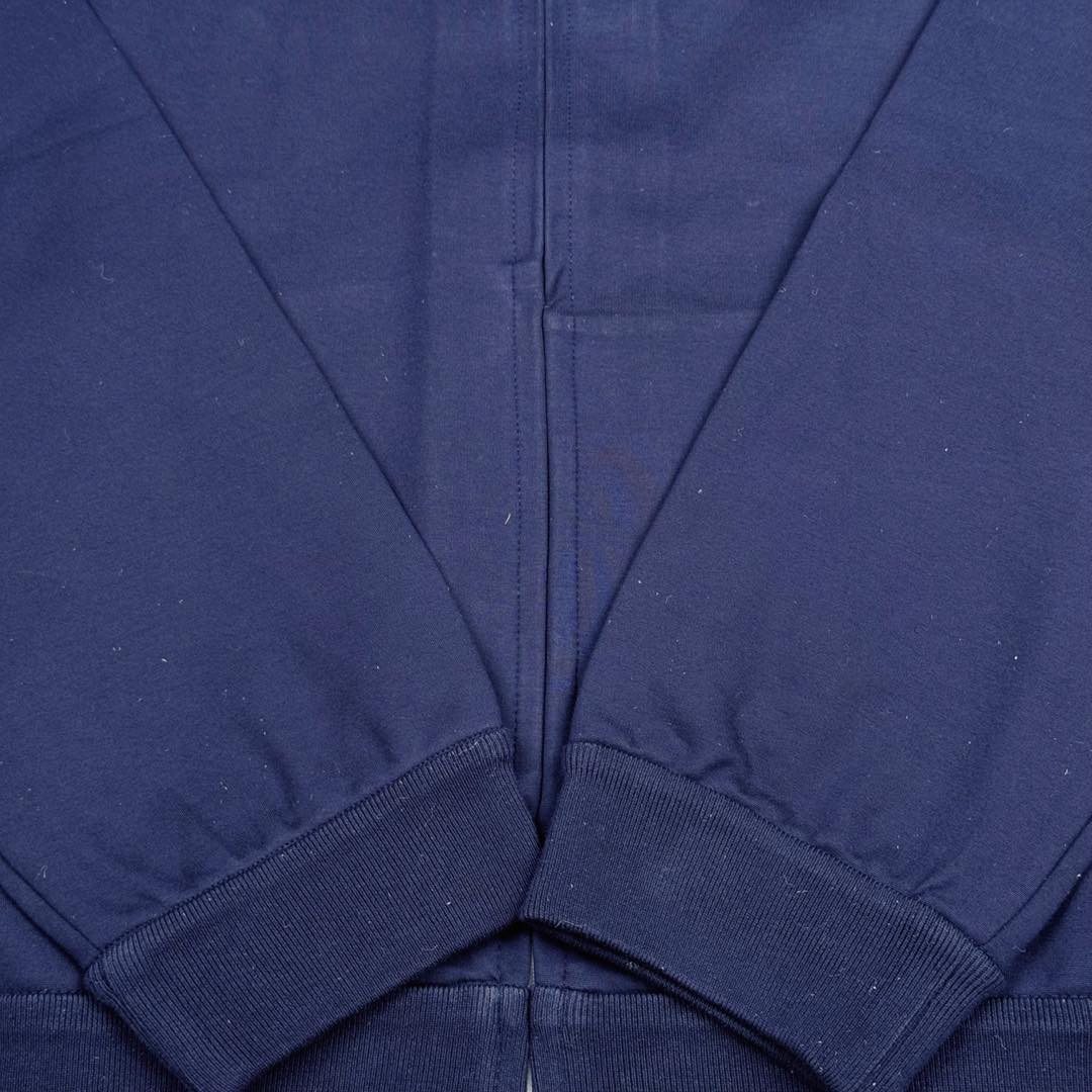 图片[10]-＃GD广顶 MIU MIU 缪缪字母刺绣徽标拉链高领长袖夹克外套 女款 蓝色 面料采用定制醋酸混纺锦纶运动面料 刺绣采用日本百联达绣花非常饱满立体 拉链全部定制隐藏式拉链 螺纹面料同缸生产定染 内里包边无缝做法 非常百搭的运动外套 这款有拼白色 面料做了顶级固色处理 100度开水浸泡不褪色 尺码：36 38 40 42-选品中心