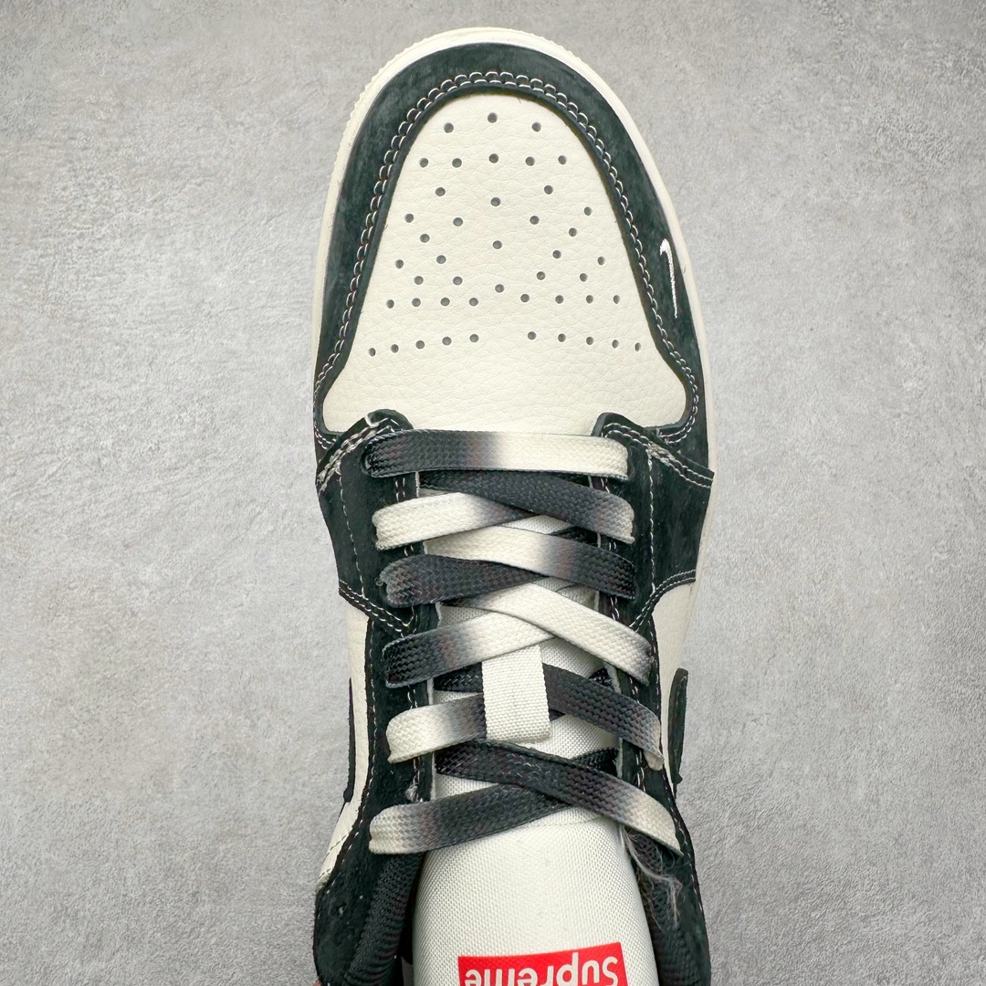 图片[4]-Air Jordan AJ1 Low 低帮系列定制配色 SJ9950-021 原厂内置气垫魔块 A模大底 头层小牛皮 鞋舌AJ原厂专用牛津布+AJ专用反口珍珠布+原厂无杂质高弹内里海棉+特殊封边弹力鞋带 尺码：36 36.5 37.5 38 38.5 39 40 40.5 41 42 42.5 43 44 44.5 45 46-选品中心