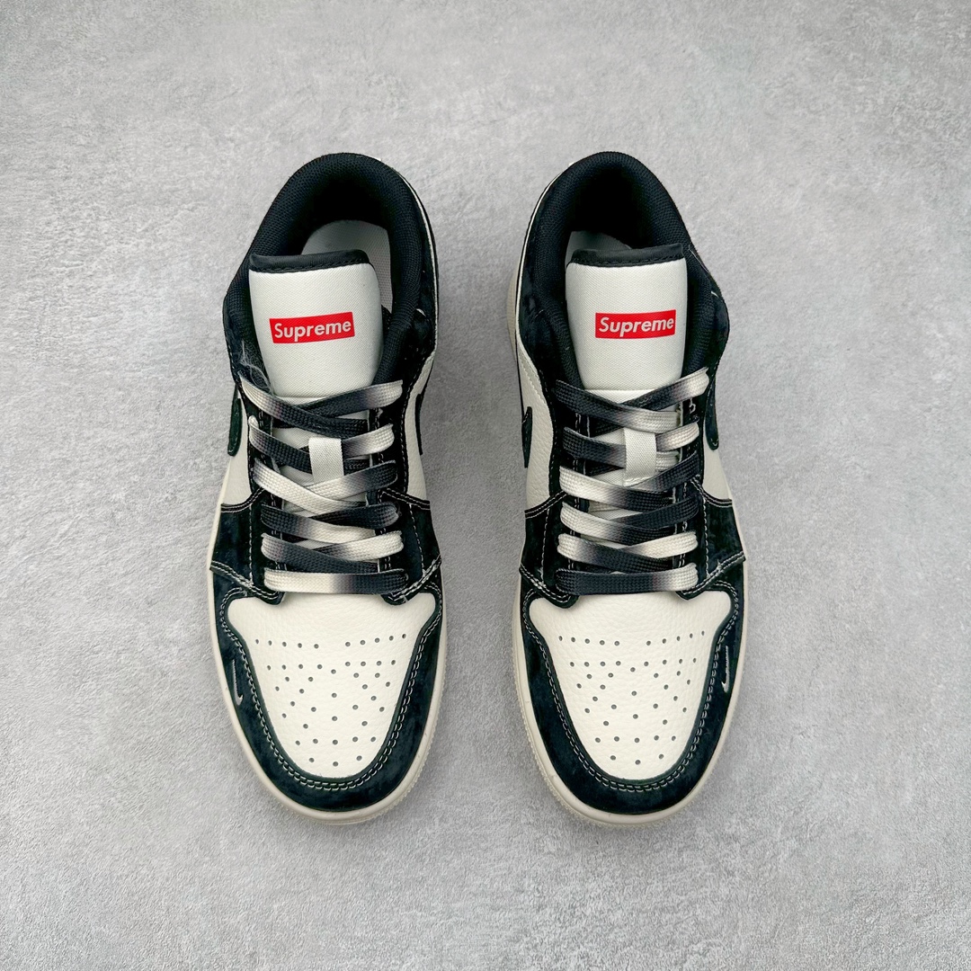 图片[2]-Air Jordan AJ1 Low 低帮系列定制配色 SJ9950-021 原厂内置气垫魔块 A模大底 头层小牛皮 鞋舌AJ原厂专用牛津布+AJ专用反口珍珠布+原厂无杂质高弹内里海棉+特殊封边弹力鞋带 尺码：36 36.5 37.5 38 38.5 39 40 40.5 41 42 42.5 43 44 44.5 45 46-选品中心