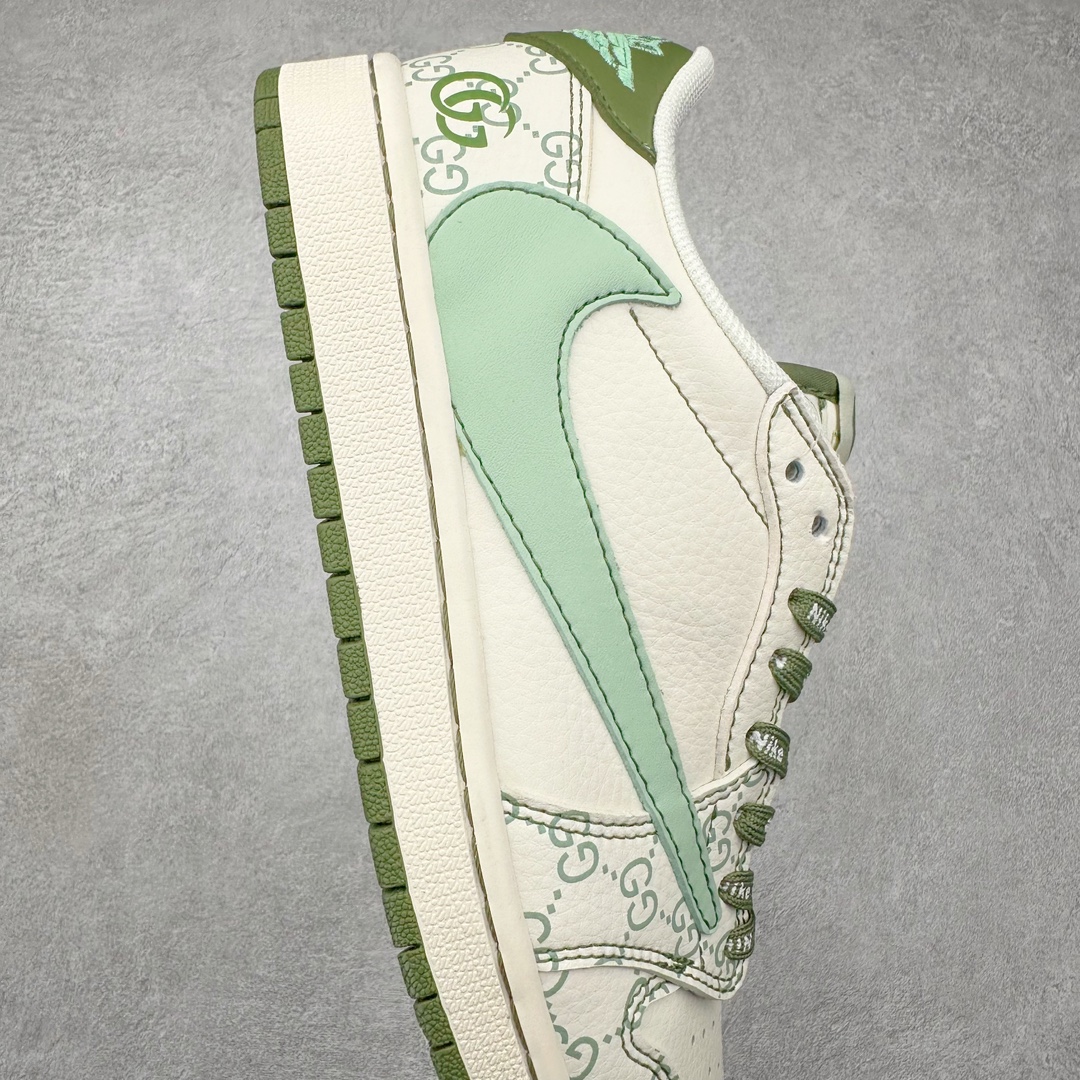 图片[6]-Air Jordan AJ1 Low 低帮系列定制配色 JJ5288-010 原厂内置气垫魔块 A模大底 头层小牛皮 鞋舌AJ原厂专用牛津布+AJ专用反口珍珠布+原厂无杂质高弹内里海棉+特殊封边弹力鞋带 尺码：36 36.5 37.5 38 38.5 39 40 40.5 41 42 42.5 43 44 44.5 45 46-选品中心