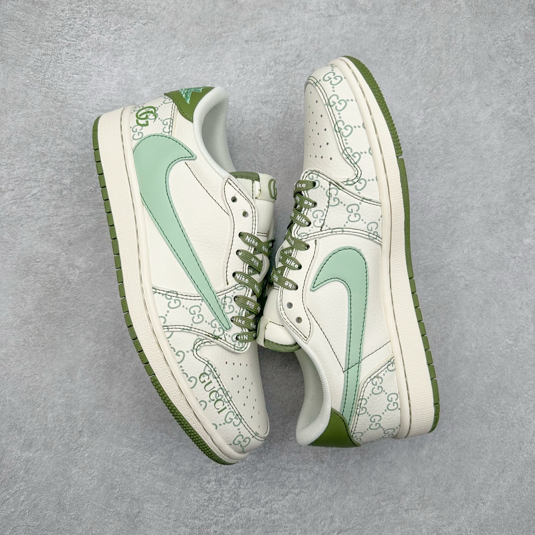 图片[3]-Air Jordan AJ1 Low 低帮系列定制配色 JJ5288-010 原厂内置气垫魔块 A模大底 头层小牛皮 鞋舌AJ原厂专用牛津布+AJ专用反口珍珠布+原厂无杂质高弹内里海棉+特殊封边弹力鞋带 尺码：36 36.5 37.5 38 38.5 39 40 40.5 41 42 42.5 43 44 44.5 45 46-选品中心