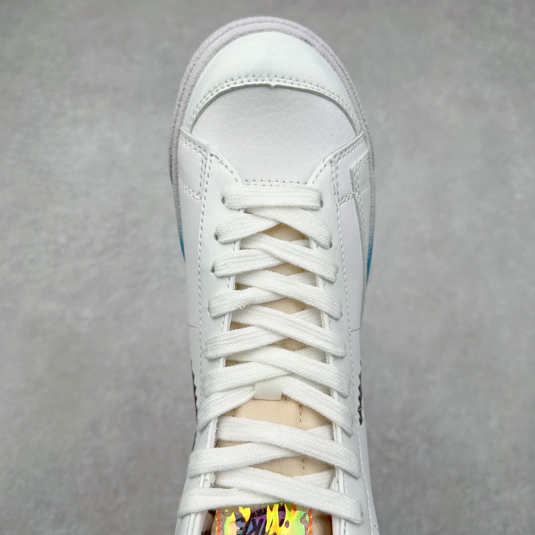 图片[4]-＃福利特价 NK Blazer Mid \’1977 Vintage WE 经典开拓者高帮百搭休闲运动板鞋 浓郁的复古造型 Blazer Mid 同样拥有着许多球鞋玩家的喜爱。近日一款多彩新品曝光，不同于熟悉的素雅气氛，强烈的视觉对撞，令人眼前一亮！整体鞋身辅以柔软的荔枝皮打造，内外均采用鲜明的撞色示人。黄、蓝、绿、红的对称刻画，加之细节轮廓的色调勾勒，活力满载的夏日清爽气息扑面而来，上脚想必也会为你带来超高的回头率表现。尺码：36 36.5 37.5 38 38.5 39 40 40.5 41 42 42.5 43 44 44.5 45-选品中心