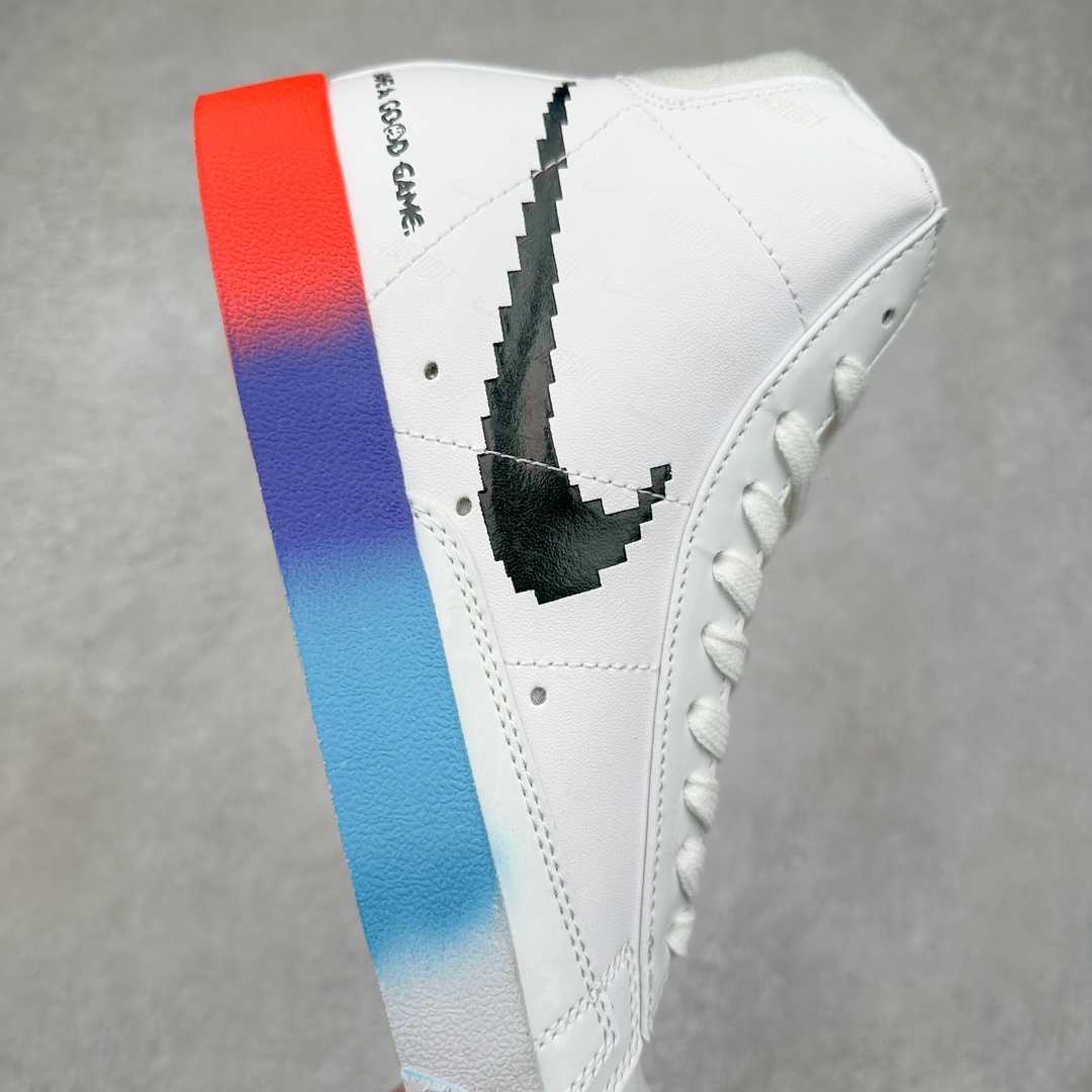 图片[6]-＃福利特价 NK Blazer Mid \’1977 Vintage WE 经典开拓者高帮百搭休闲运动板鞋 浓郁的复古造型 Blazer Mid 同样拥有着许多球鞋玩家的喜爱。近日一款多彩新品曝光，不同于熟悉的素雅气氛，强烈的视觉对撞，令人眼前一亮！整体鞋身辅以柔软的荔枝皮打造，内外均采用鲜明的撞色示人。黄、蓝、绿、红的对称刻画，加之细节轮廓的色调勾勒，活力满载的夏日清爽气息扑面而来，上脚想必也会为你带来超高的回头率表现。尺码：36 36.5 37.5 38 38.5 39 40 40.5 41 42 42.5 43 44 44.5 45-选品中心