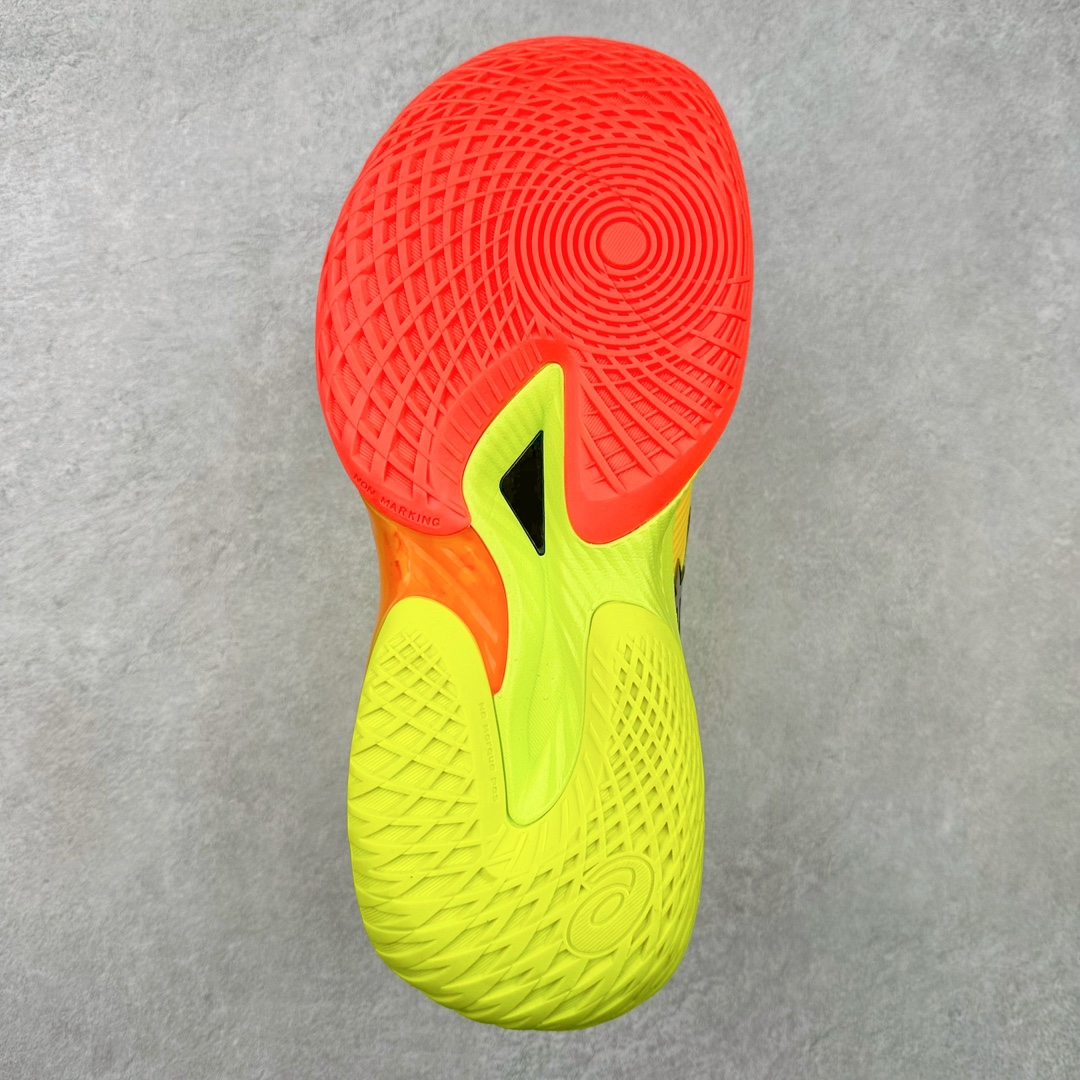 图片[9]-Asics Metarise 2 Paris 亚瑟士减震助弹防滑排球鞋 脚后跟搭载后跟稳定 将启动时的横向力化解成纵向力 帮助运动员起跳 中底采用了FLYTEFOAM和FLYTEFOAM PROPEL中底 增加了中底的厚度 提供了更加良好的缓震和回弹性 鞋底的RISETRUSS稳定片 提供稳定的同时可以提高脚步的灵活度 鞋面采用网眼和PU薄膜结合 兼具了鞋款的轻量性和透气性 DYNAWRAP结构 提供良好的包裹性 使脚部更加稳固 FLYTEFOAM PROPEL中底科技 兼顾轻量性和回弹性 让球员起跳后的落地更加柔软舒适 网眼鞋面 穿着舒适 提供良好的透气性 延伸至前掌的RISETRUSS科技 增加推进效果 提供良好的稳定性 NON MAEKING无痕橡胶设计 减少对木地板的损伤 尺码：36 37 37.5 38 39 39.5 40.5 41.5 42 42.5 43.5 44 44.5 45-选品中心