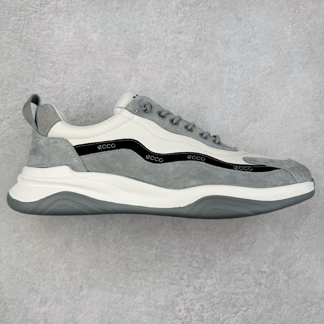 ECCO爱步男鞋 百搭休闲老爹鞋 柔酷8号系列运动鞋 经典和现代工艺品质融合 精选小牛皮面料 舒适柔软细腻 版型楦型上脚非常到位 四季热销款 独有鞋型设计 特有LOGO鞋边走字 新颖时尚有型 北欧风格 舒适休闲 超弹性 耐磨减震 PU+TPU按摩大底 经典潮流 随意搭配!舒适度极高 匠心工艺!尺码:38 39 40 41 42 43 44 (皮鞋码)-选品中心