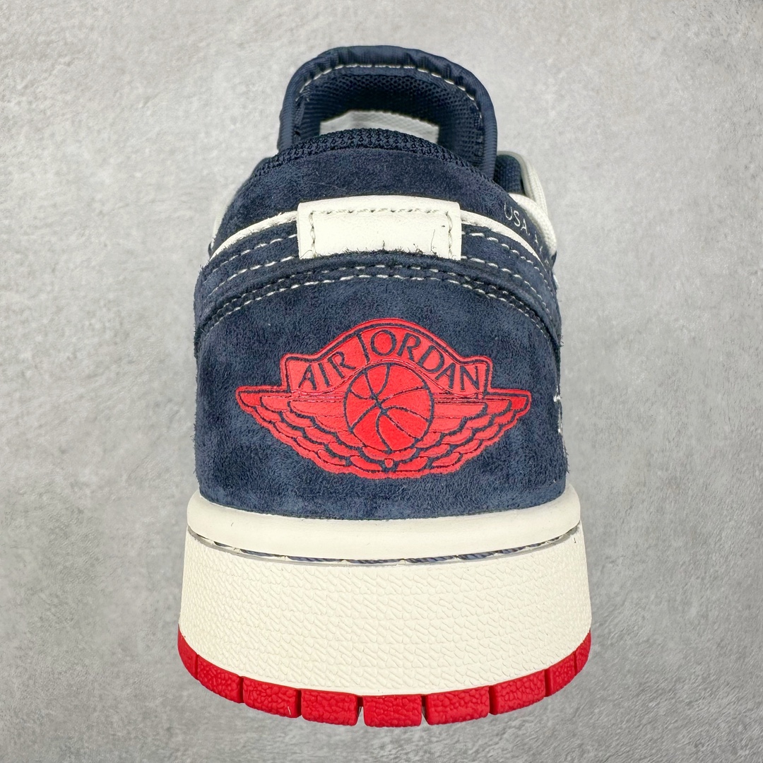 图片[8]-Air Jordan AJ1 Low 低帮系列定制配色 SJ9950-049 原厂内置气垫魔块 A模大底 头层小牛皮 鞋舌AJ原厂专用牛津布+AJ专用反口珍珠布+原厂无杂质高弹内里海棉+特殊封边弹力鞋带 尺码：36 36.5 37.5 38 38.5 39 40 40.5 41 42 42.5 43 44 44.5 45 46-选品中心