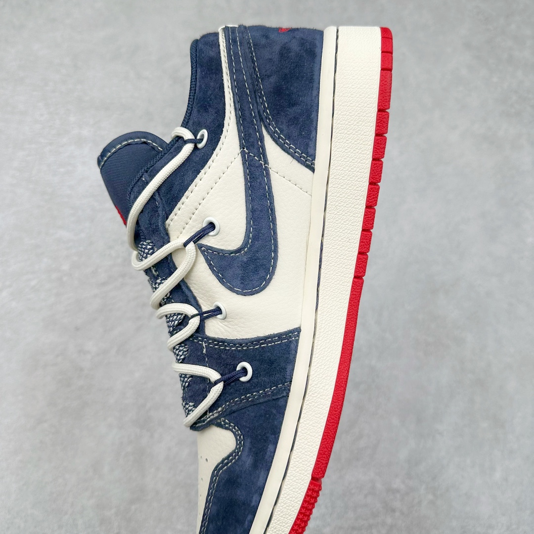 图片[7]-Air Jordan AJ1 Low 低帮系列定制配色 SJ9950-049 原厂内置气垫魔块 A模大底 头层小牛皮 鞋舌AJ原厂专用牛津布+AJ专用反口珍珠布+原厂无杂质高弹内里海棉+特殊封边弹力鞋带 尺码：36 36.5 37.5 38 38.5 39 40 40.5 41 42 42.5 43 44 44.5 45 46-选品中心