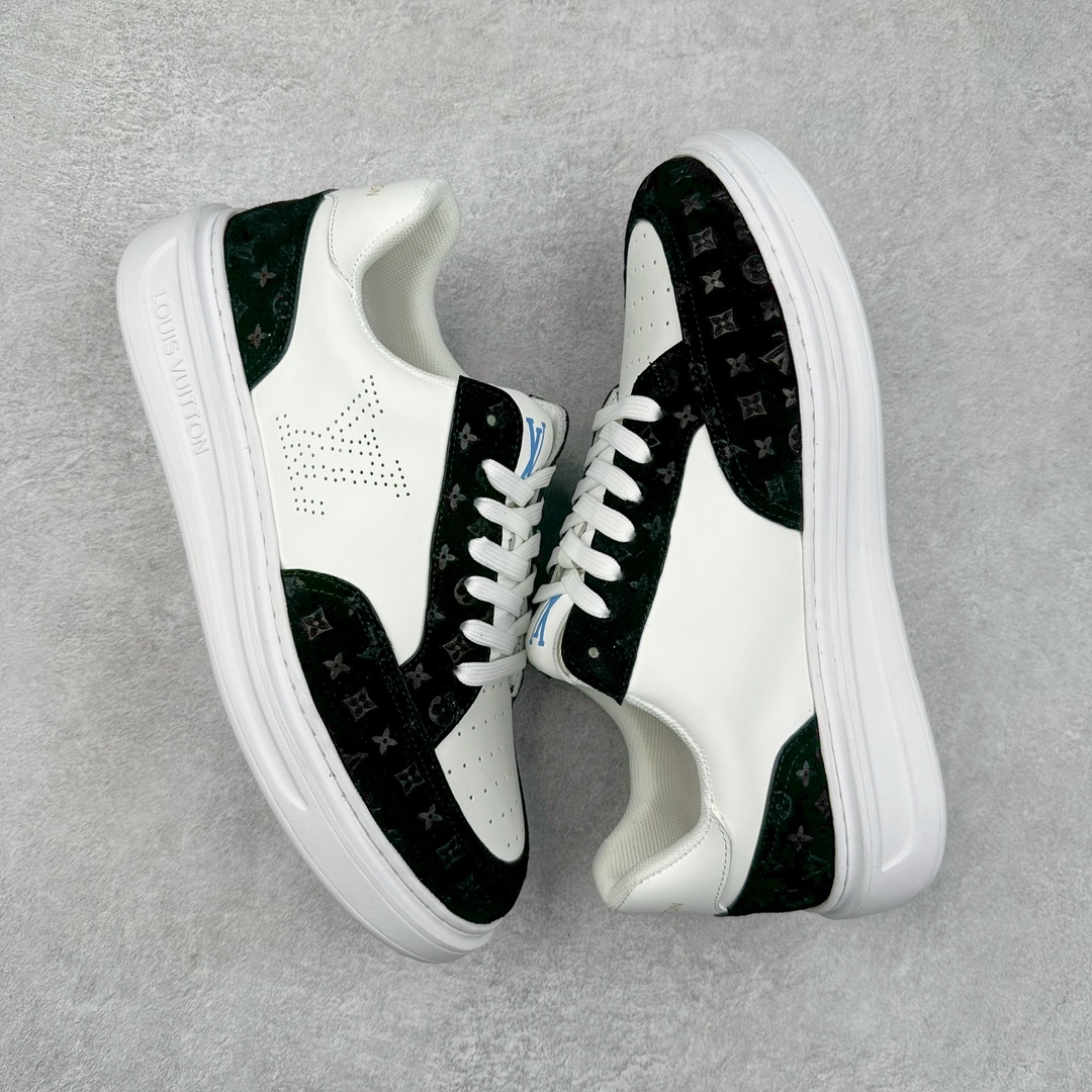 图片[3]-Louis vuitton beverly hills男士经典休闲运动鞋 款式为柔软牛皮革描摹经典 monogram 印花，塑造优雅鞋面。橡胶外底厚实而不失轻盈，其上点缀路易威登标识压纹。加衬内底和科技内衬再度升级舒适体验。意大利进口小牛皮内里高档舒适，原版大底轻盈耐磨！纯手工制作，细节决定品质 路易威登 -高端品质 原单-鞋面：🔝纳帕小牛皮、高周波品牌logo-内里：高弹力帆布布匹，牛皮垫脚-大底：超轻🌲tpu发泡🌲成型大底-超高品控·做工精细：凸显(高端·贵气·档次) 尺码：38-45-选品中心