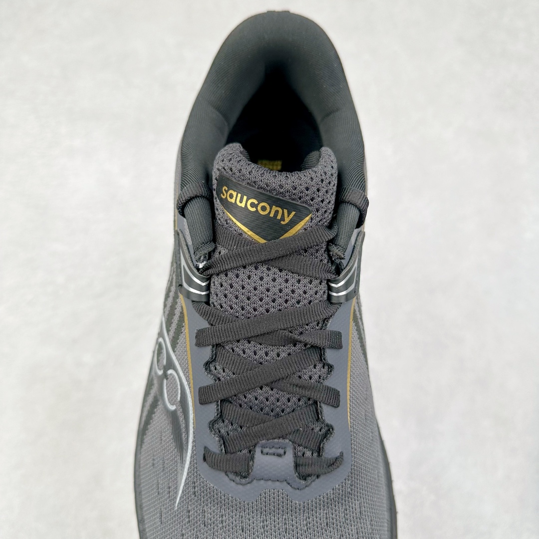 图片[5]-＃SG纯原 Saucony Triumph 22 索康尼胜利22代旗舰级缓震型跑鞋 性能相比前几代再升级：鞋面采用全新升级的工学网设计 贴合脚部更透气 中底部分使用最新的PWRRUN+材质 搭配PWRRUN+鞋垫使中底的大幅加厚 10mm坡差进一步提供缓震、回弹性能 内底则采用了FORMFIT动态适应系统 动态契合脚型 提升包裹性和舒适性 提供更卓越的动态回馈体验 XT-900橡胶大底 可提供良好的抓地力和较强抗磨性能 尺码：35.5 36 36.5 37.5 38 38.5 39 40 40.5 41 42 42.5 43 44 44.5 45-选品中心