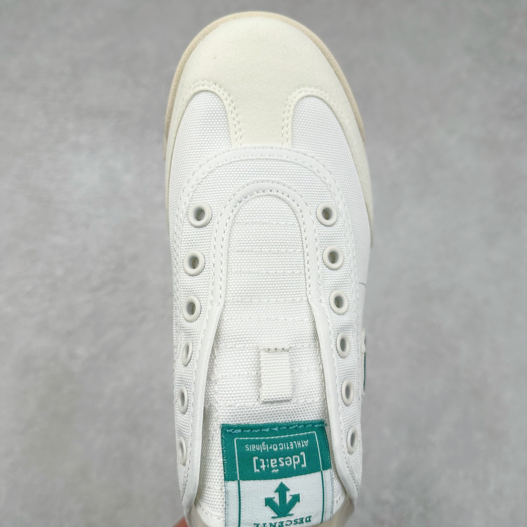 图片[4]-＃绿X/GX 福利特价 DESCENTE CHRON 迪桑特复古运动一脚蹬帆布鞋透气休闲鞋 轻松方便的一脚蹬设计 搭配轻质弹性鞋底 脚感舒适 简洁的帆布鞋面设计适用于多场景穿搭 尺码：36 36.5 37.5 38 38.5 39 40 40.5 41 42 42.5 43 44 44.5 45-选品中心