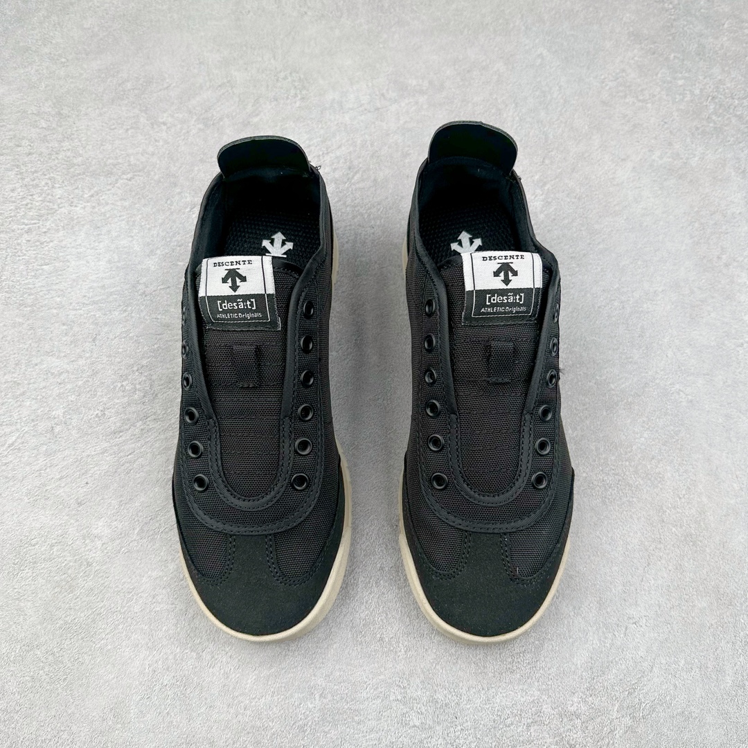 图片[2]-＃绿X/GX 福利特价 DESCENTE CHRON 迪桑特复古运动一脚蹬帆布鞋透气休闲鞋 轻松方便的一脚蹬设计 搭配轻质弹性鞋底 脚感舒适 简洁的帆布鞋面设计适用于多场景穿搭 尺码：36 36.5 37.5 38 38.5 39 40 40.5 41 42 42.5 43 44 44.5 45-选品中心