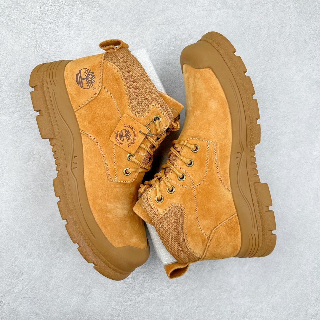 图片[3]-Timberland添柏岚/天伯伦户外高帮休闲大黄靴系列 #广东大厂品质 原盒原包装 #24ss新款 时尚潮流搭配 面料采用意大利🇮🇹顶级磨砂细纹牛皮 搭配防臭防腐真皮乳胶鞋垫 大底到五金都是代工厂原材料制作 同原版固特异永不开胶工艺 好货不杀猪 首单质量严格把控 全网独家首发 品质毋庸置疑 全套官网统一包装 给您完美的穿着体验 质量考究耐穿 型男必备 专治不帅 高品质脚感一流 今年冬季防寒户外专用 日常随意搭配 尺码：38 39 40 41 42 43 44（皮鞋码）-选品中心