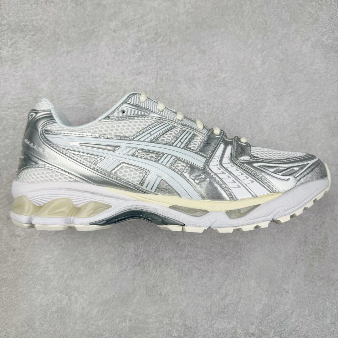 ＃ZC总裁 Asics Gel-Kayano K14 亚瑟士系列复古舒适织物合成革减震防滑耐磨低帮休闲跑步鞋 市场顶级版本 原装纸板楦头开发 独家私模五层组合大底 原厂定制缓震硅胶加持 原盒原配 官方四联吊牌 一比一同步原鞋工艺和用料 鞋面原厂“三明治”多层网布 区别其他同价版本 鞋垫采用原厂OrthoLite欧索莱材质 非普通海玻璃鞋垫 后跟一样采用了GEL缓震胶 整体系列设计非常的科技感 锻炼跑步的同时让你一样时尚百搭 尺码：36 37 37.5 38 39 39.5 40 40.5 41.5 42 42.5 43.5 44 44.5 45 46-选品中心