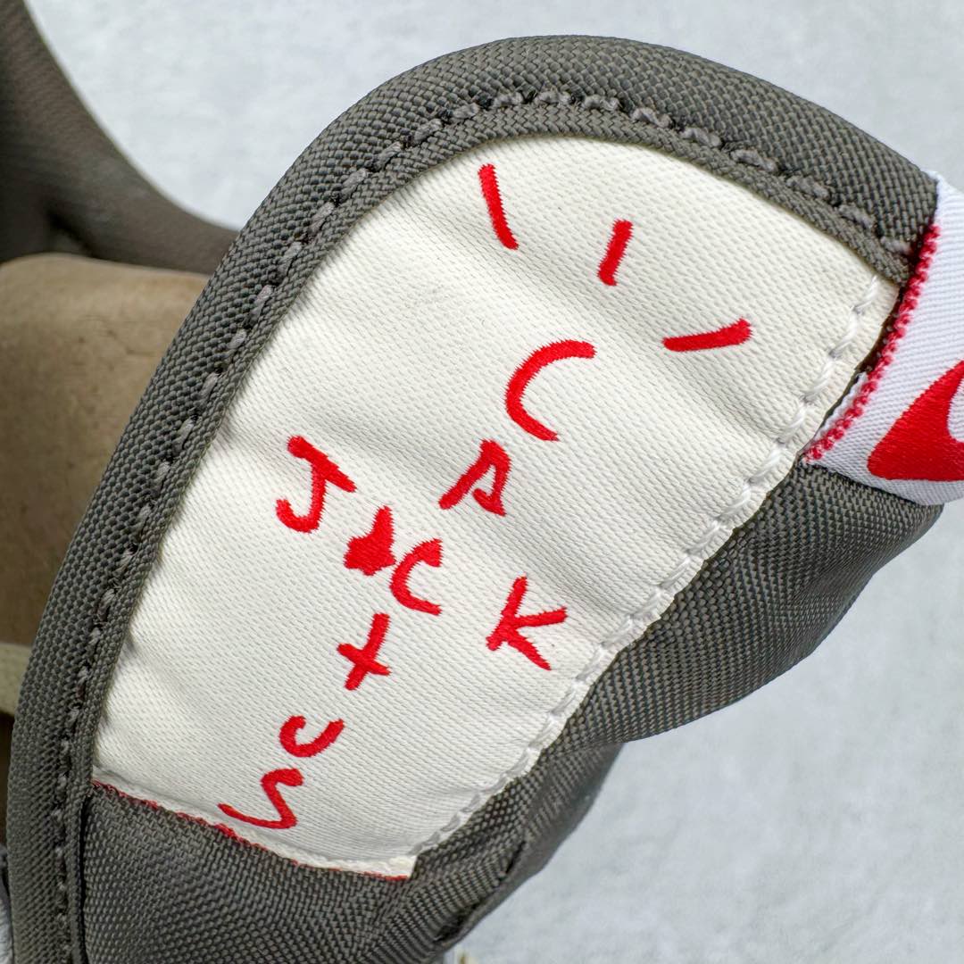 图片[16]-＃XC纯原福利 Travis Scott x Air Jordan AJ1 Low OG SP TS联名倒钩3.0低帮 白棕色 DM7866-162 工厂整单全码套现 清远全套加持 XC原厂全套原楦原纸板冲刀磨具开发 原厂皮料加持 原厂港宝加持定型后跟R度完美 同源原厂电绣 鬼脸飞翼针数密度立体效果一致 百分百一致原鞋 原厂拉帮工艺 针距密度一致 后跟弧度收口自然不对折 极致一眼正品既视感 进口玻璃冲刀皮料裁剪零毛边 全鞋电脑针车工艺 品控清洁度最高QC检验标准 免检产品 原厂订购鞋盒、鞋标、防尘纸、鞋撑、鞋带 追求极致的原厂味道 尺码：36 36.5 37.5 38 38.5 39 40 40.5 41 42 42.5 43 44 44.5 45 46 47.5-选品中心