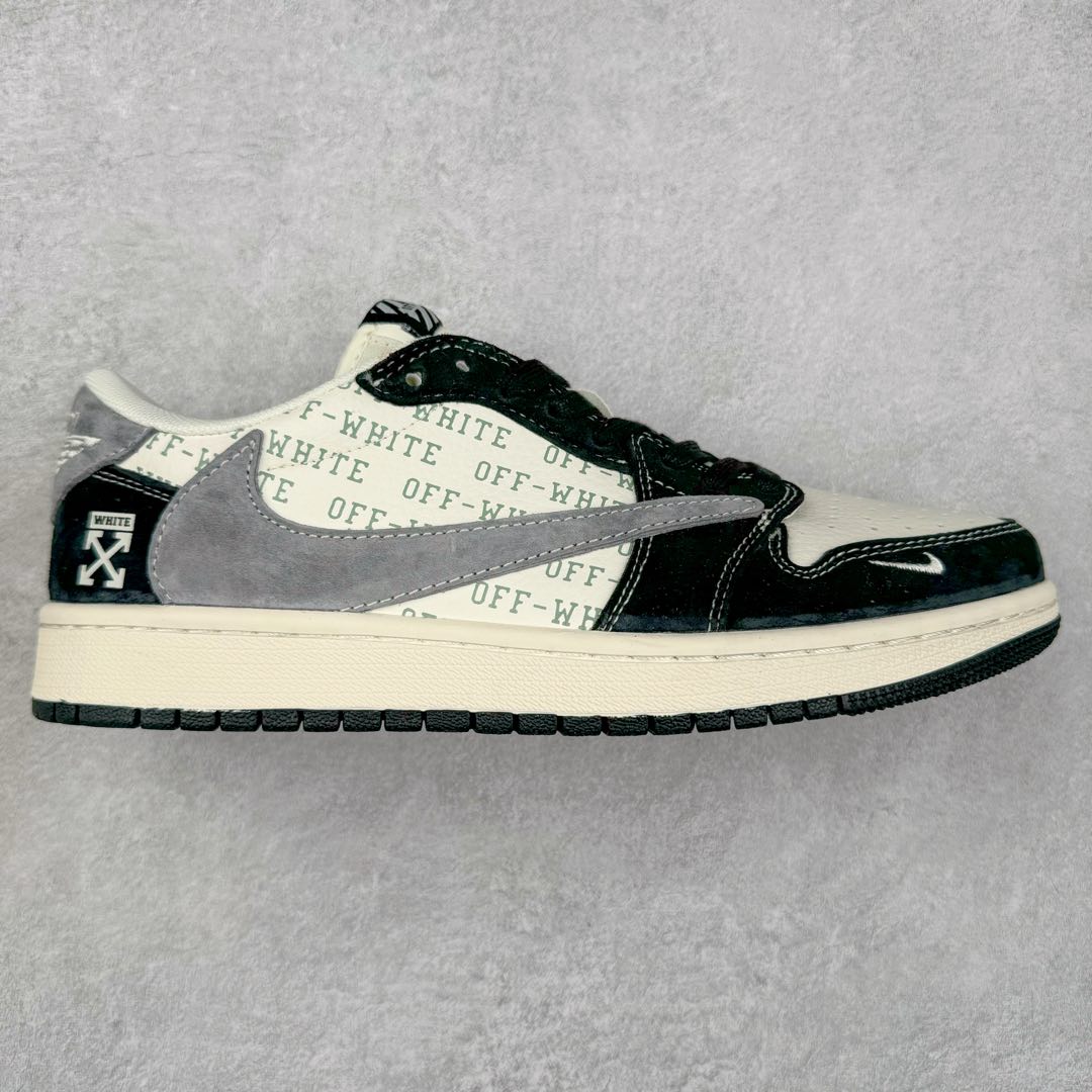 Air Jordan AJ1 Low 低帮系列定制配色 SJ2068-108 原厂内置气垫魔块 A模大底 头层小牛皮 鞋舌AJ原厂专用牛津布+AJ专用反口珍珠布+原厂无杂质高弹内里海棉+特殊封边弹力鞋带 尺码：36 36.5 37.5 38 38.5 39 40 40.5 41 42 42.5 43 44 44.5 45 46-选品中心