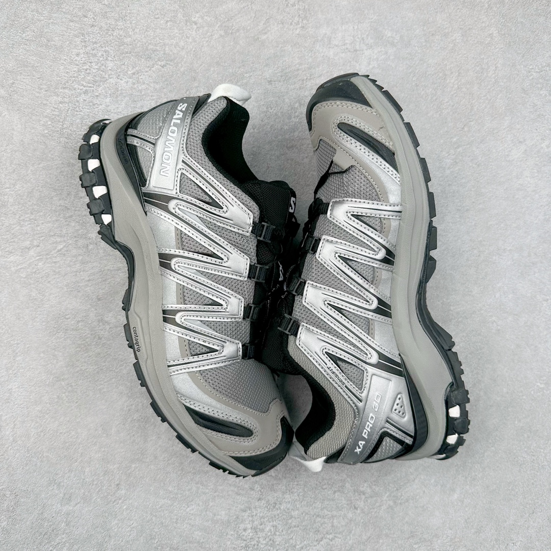 图片[3]-＃X版福利特价 Salomon XA PRO 3D ADV 萨洛蒙户外越野跑鞋 鞋面采用SENSIFIT贴合技术 全方位贴合包裹脚型 鞋跟部鞋底牵引设计 提供强大的抓地性能 更适应野外崎岖不平的道路 其3D ADVANCED CHASSIS底盘 材料轻量大化 钉齿设计更具稳定性、防护性 鞋底易磨损区运用CONTAGRIP高耐磨材料 应对城市硬质路面长距离跑考验 尺码：36 36.5 37.5 38 38.5 39 40 40.5 41 42 42.5 43 44 44.5 45-选品中心