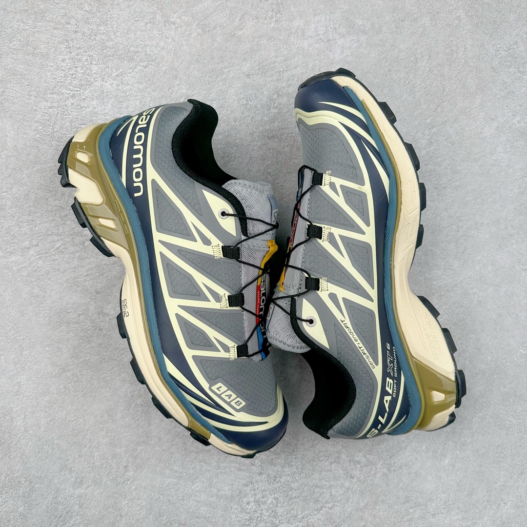 图片[3]-＃X版纯原福利 Salomon 萨洛蒙 XT-6 复古机能户外跑鞋 这双XT-6 鞋面以锯齿状的包裹系统呈现 在黑色基底之下加入了各种色点缀 内嵌式的袜套设计与 Quicklace 系带系统一道 实现了立体包裹与精准贴合 结合 Contagrip 大底科技 让穿着者可以轻松驾驭户外与通勤下的任何运动生活场景 无缝鞋身户外随意纵横 颜值与脚感兼备 出街通勤 绝对非常吸睛 你值得拥有 尺码：36 36.5 37.5 38 38.5 39 40 40.5 41 42 42.5 43 44 44.5 45-选品中心