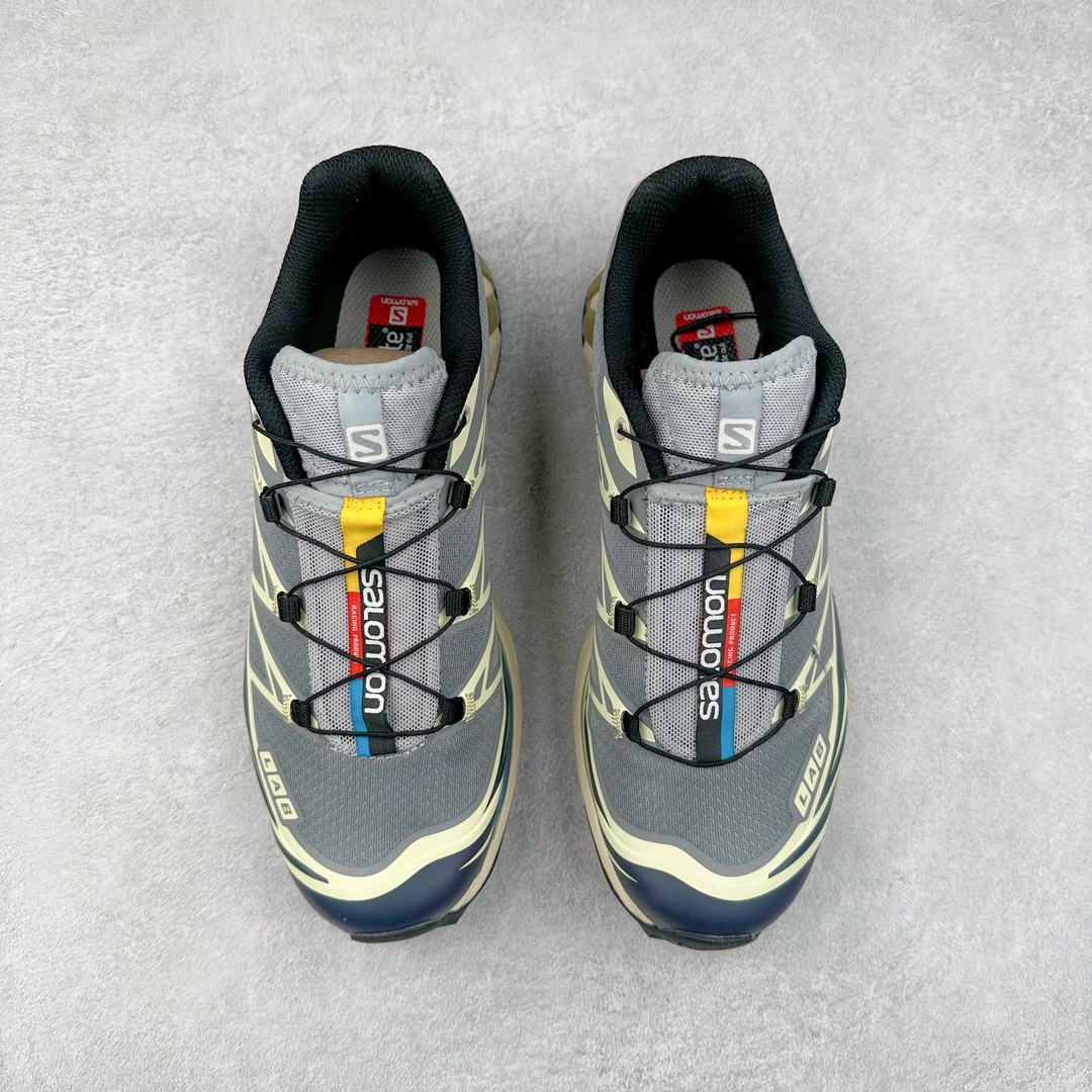 图片[2]-＃X版纯原福利 Salomon 萨洛蒙 XT-6 复古机能户外跑鞋 这双XT-6 鞋面以锯齿状的包裹系统呈现 在黑色基底之下加入了各种色点缀 内嵌式的袜套设计与 Quicklace 系带系统一道 实现了立体包裹与精准贴合 结合 Contagrip 大底科技 让穿着者可以轻松驾驭户外与通勤下的任何运动生活场景 无缝鞋身户外随意纵横 颜值与脚感兼备 出街通勤 绝对非常吸睛 你值得拥有 尺码：36 36.5 37.5 38 38.5 39 40 40.5 41 42 42.5 43 44 44.5 45-选品中心
