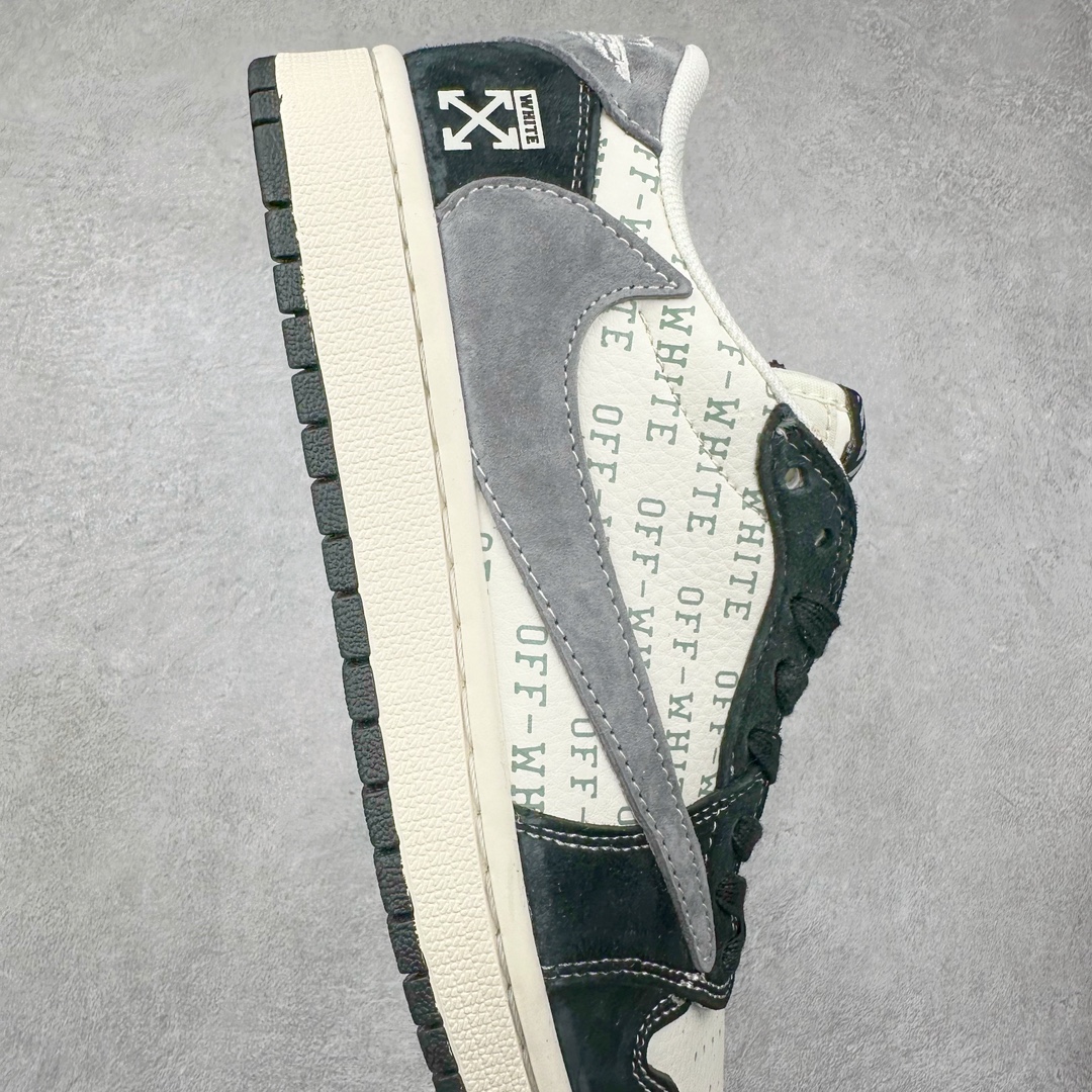 图片[6]-Air Jordan AJ1 Low 低帮系列定制配色 SJ2068-108 原厂内置气垫魔块 A模大底 头层小牛皮 鞋舌AJ原厂专用牛津布+AJ专用反口珍珠布+原厂无杂质高弹内里海棉+特殊封边弹力鞋带 尺码：36 36.5 37.5 38 38.5 39 40 40.5 41 42 42.5 43 44 44.5 45 46-选品中心