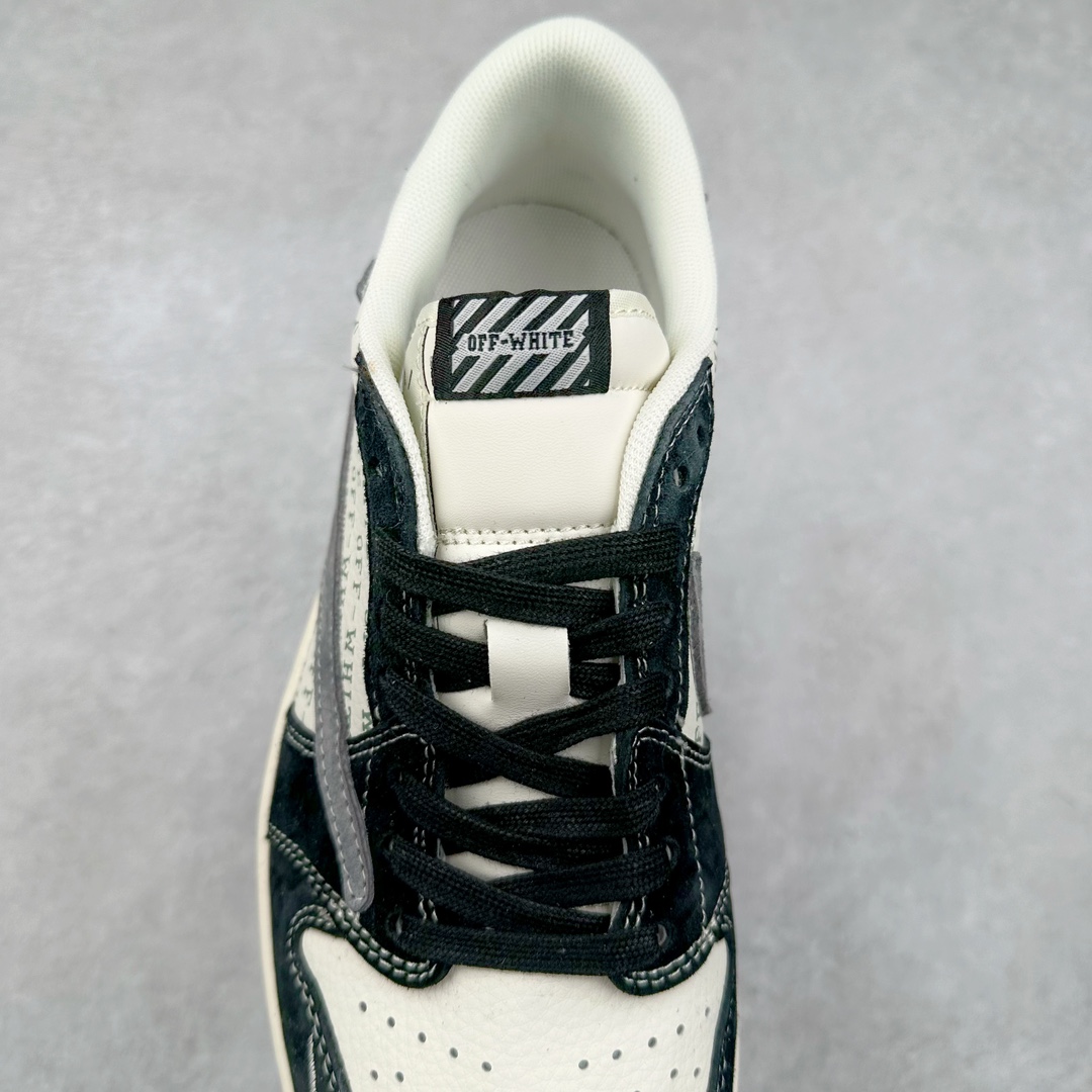 图片[5]-Air Jordan AJ1 Low 低帮系列定制配色 SJ2068-108 原厂内置气垫魔块 A模大底 头层小牛皮 鞋舌AJ原厂专用牛津布+AJ专用反口珍珠布+原厂无杂质高弹内里海棉+特殊封边弹力鞋带 尺码：36 36.5 37.5 38 38.5 39 40 40.5 41 42 42.5 43 44 44.5 45 46-选品中心