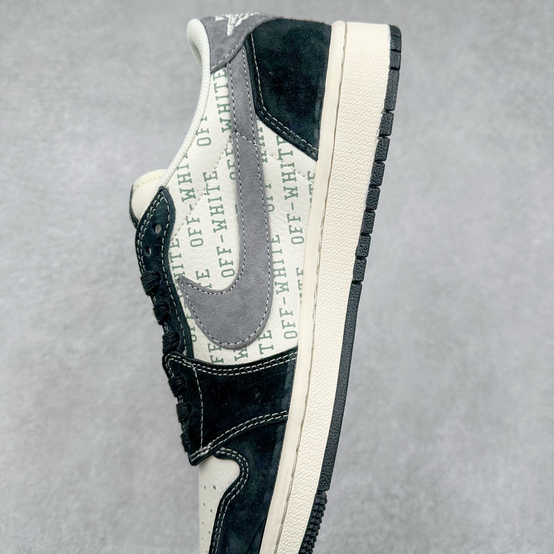 图片[7]-Air Jordan AJ1 Low 低帮系列定制配色 SJ2068-108 原厂内置气垫魔块 A模大底 头层小牛皮 鞋舌AJ原厂专用牛津布+AJ专用反口珍珠布+原厂无杂质高弹内里海棉+特殊封边弹力鞋带 尺码：36 36.5 37.5 38 38.5 39 40 40.5 41 42 42.5 43 44 44.5 45 46-选品中心