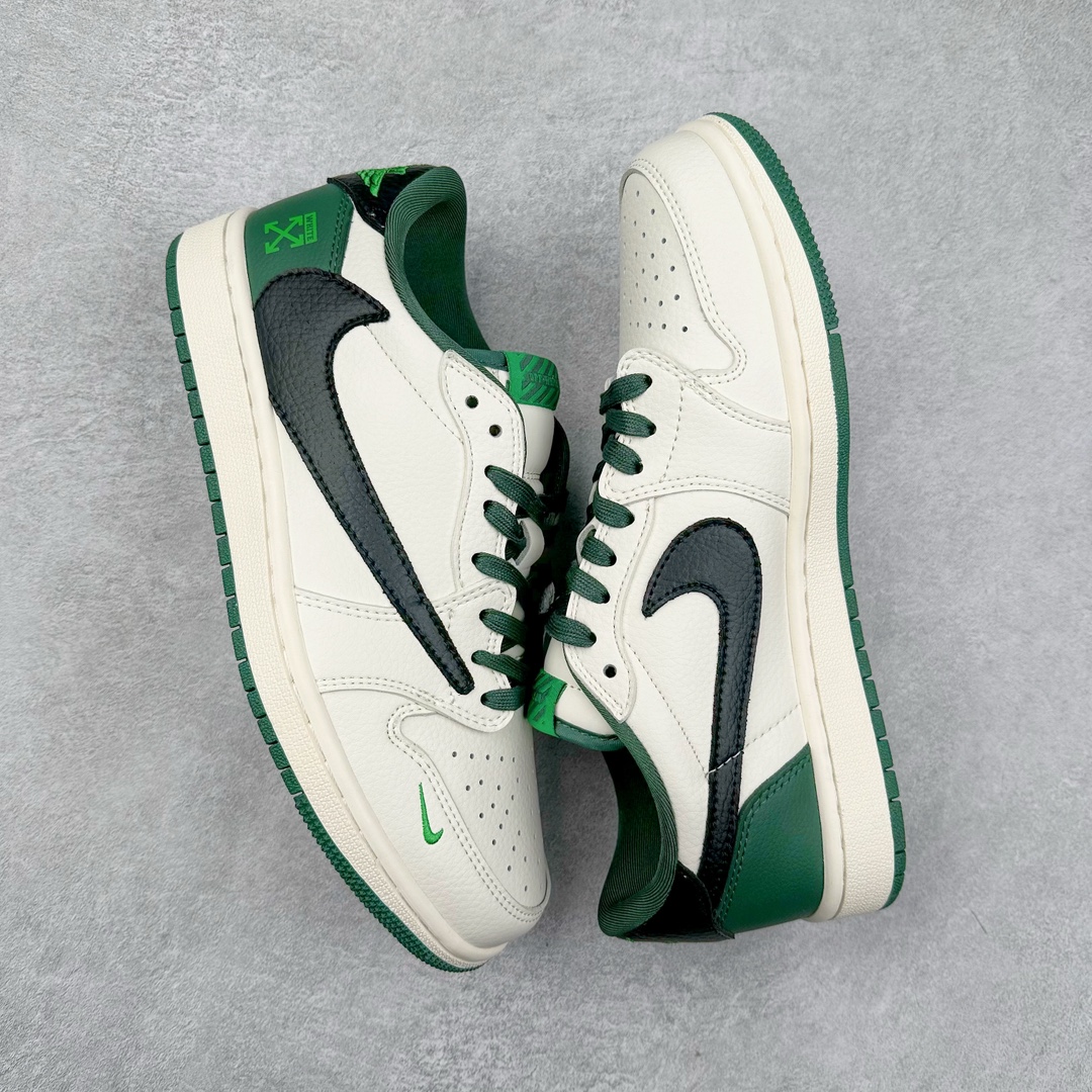 图片[3]-Air Jordan AJ1 Low 低帮系列定制配色 XS3086-005 原厂内置气垫魔块 A模大底 头层小牛皮 鞋舌AJ原厂专用牛津布+AJ专用反口珍珠布+原厂无杂质高弹内里海棉+特殊封边弹力鞋带 尺码：36 36.5 37.5 38 38.5 39 40 40.5 41 42 42.5 43 44 44.5 45 46-选品中心