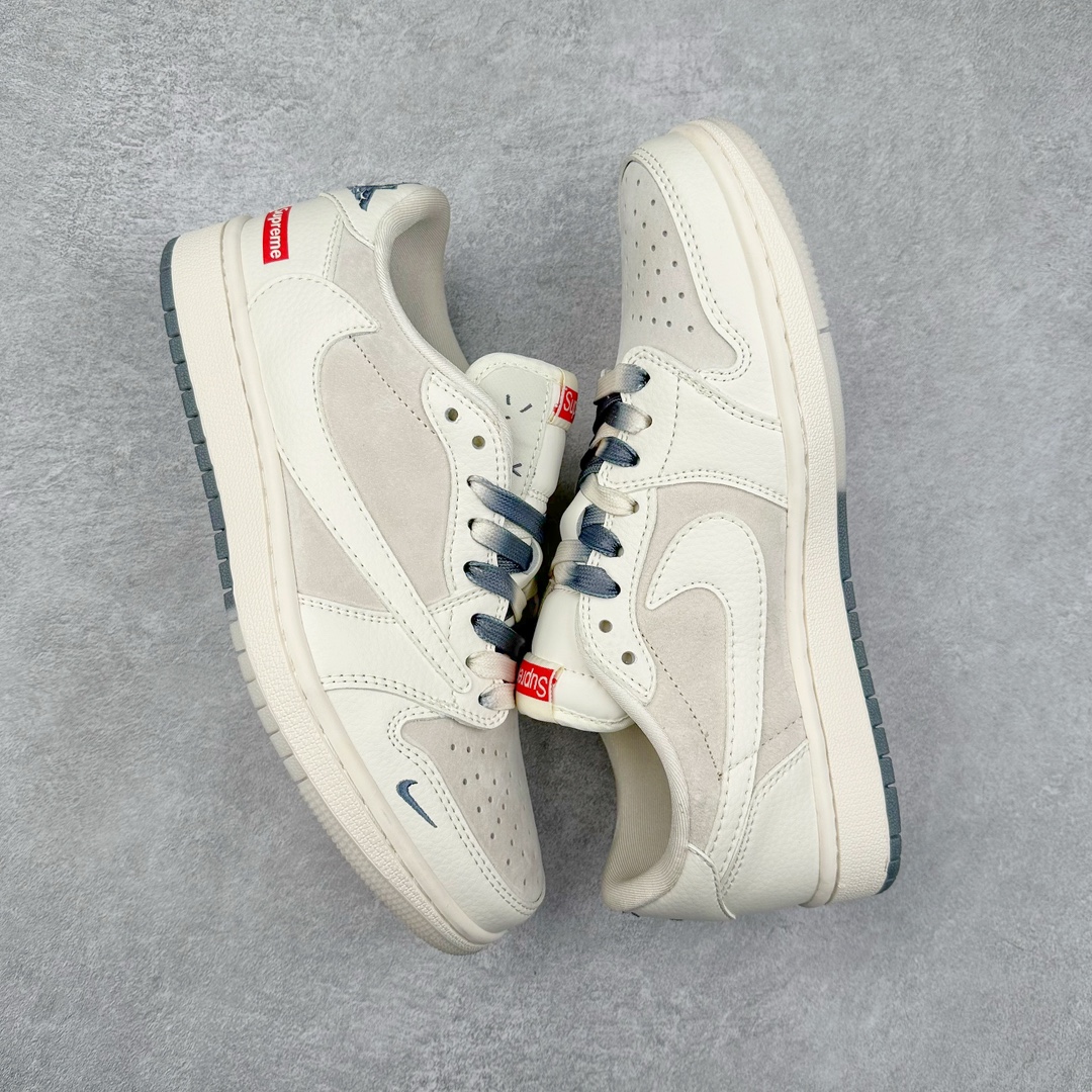 图片[3]-Air Jordan AJ1 Low 低帮系列定制配色 BB7518-001 原厂内置气垫魔块 A模大底 头层小牛皮 鞋舌AJ原厂专用牛津布+AJ专用反口珍珠布+原厂无杂质高弹内里海棉+特殊封边弹力鞋带 尺码：36 36.5 37.5 38 38.5 39 40 40.5 41 42 42.5 43 44 44.5 45 46-选品中心
