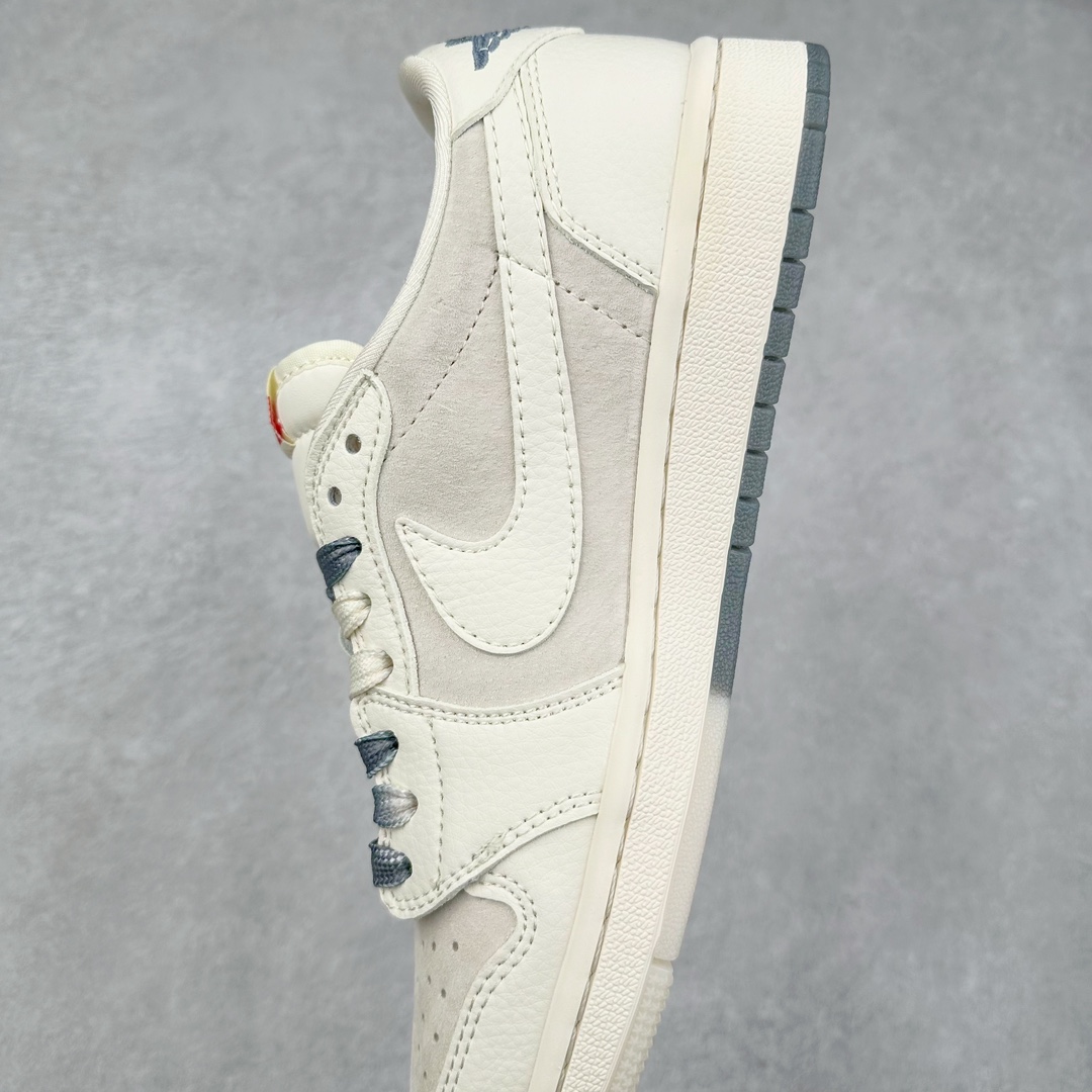 图片[7]-Air Jordan AJ1 Low 低帮系列定制配色 BB7518-001 原厂内置气垫魔块 A模大底 头层小牛皮 鞋舌AJ原厂专用牛津布+AJ专用反口珍珠布+原厂无杂质高弹内里海棉+特殊封边弹力鞋带 尺码：36 36.5 37.5 38 38.5 39 40 40.5 41 42 42.5 43 44 44.5 45 46-选品中心