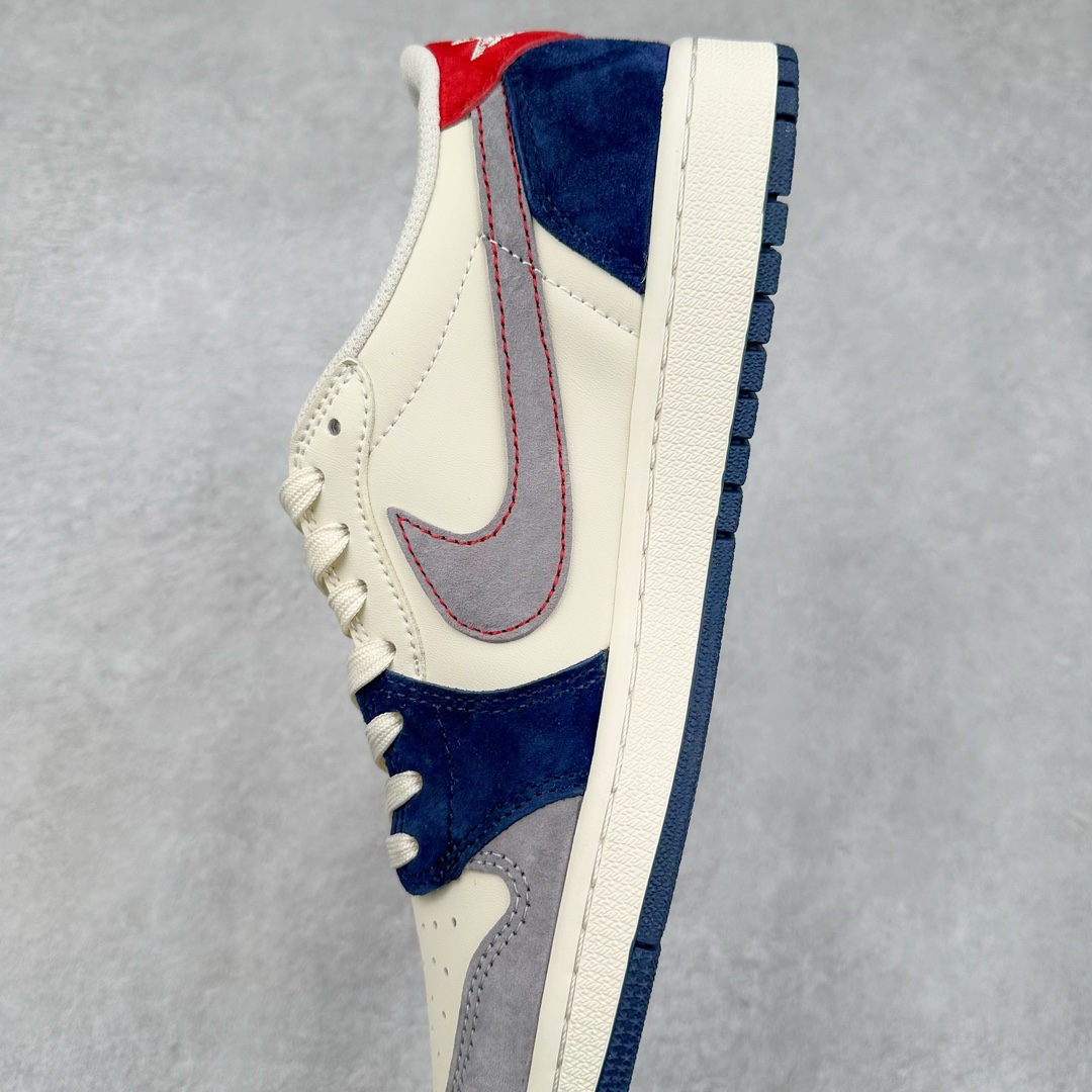 图片[7]-Air Jordan AJ1 Low 低帮系列定制配色 DM7866-039 原厂内置气垫魔块 A模大底 头层小牛皮 鞋舌AJ原厂专用牛津布+AJ专用反口珍珠布+原厂无杂质高弹内里海棉+特殊封边弹力鞋带 尺码：36 36.5 37.5 38 38.5 39 40 40.5 41 42 42.5 43 44 44.5 45 46-选品中心