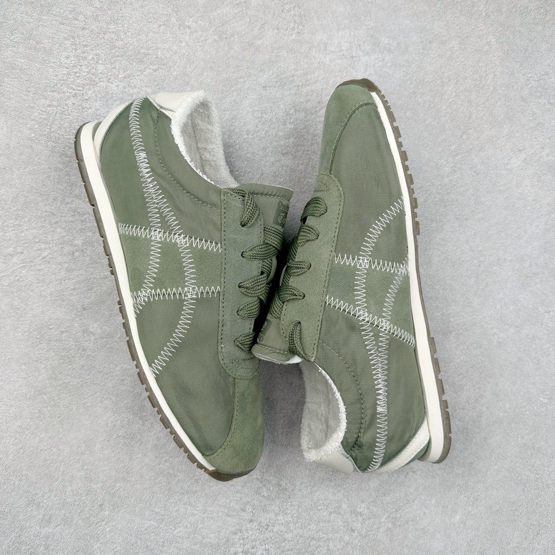 图片[3]-Onitsuka Tiger CORSAIR™ A55鞋款 作为鬼冢虎品牌创立75周年限定之作 灵感源自1970 年代 慢跑热潮先驱的经典鞋履TIGER CORSAIRT™ 以现代视角崭新呈现 简约廓形与细密缝线条纹相得益彰 饰以鬼塚虎标志性的后跟提耳和十字补强 崭新演绎经典之美 轻盈鞋身搭配出色缓震的纤薄鞋底 精妙平衡舒适与时尚 尺码：36 37 37.5 38 39 39.5 40 40.5 41.5 42 42.5 43 44 44.5 45-选品中心