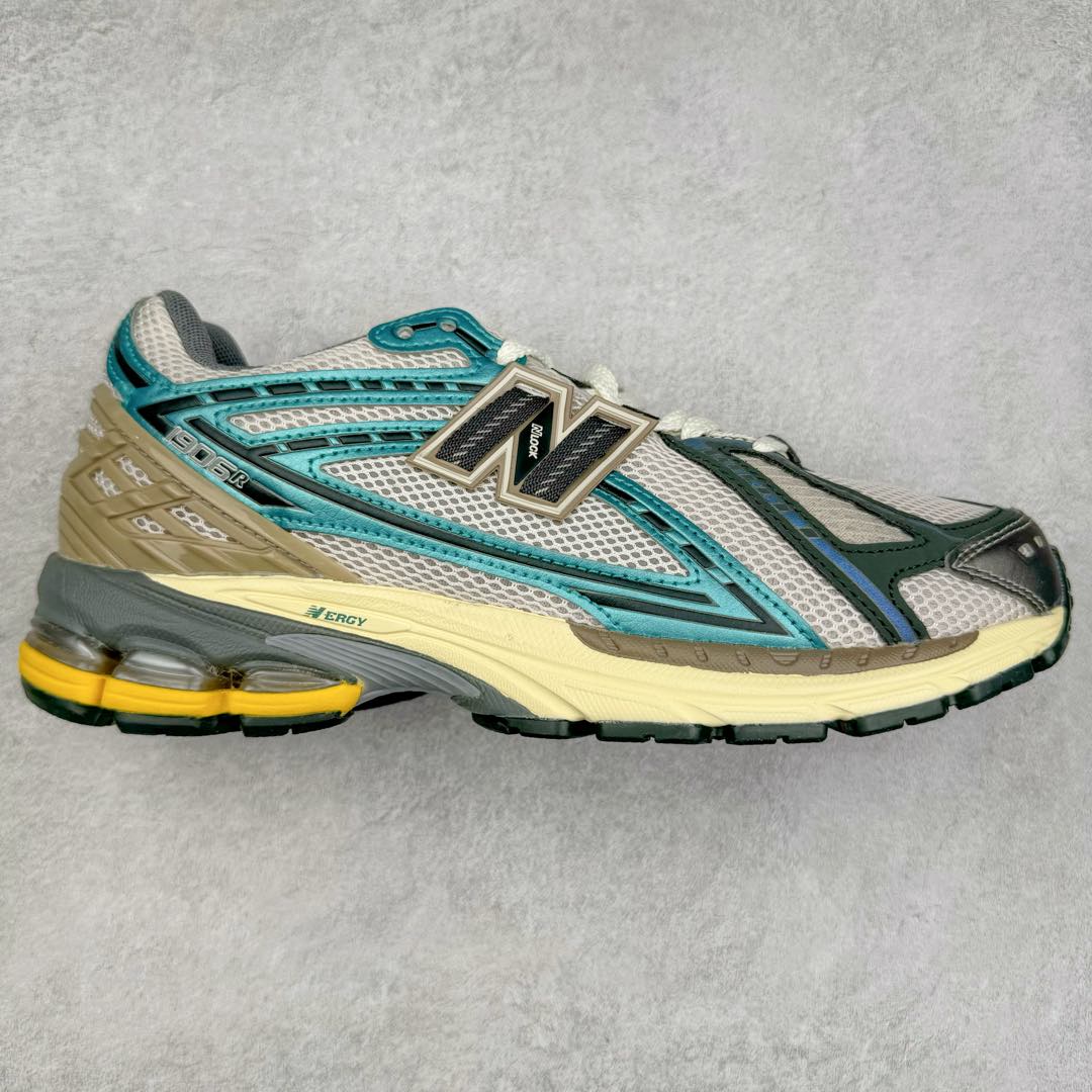 图片[4]-＃M3纯原 New Balance M1906R NB新百伦系列复古老爹风休闲运动慢跑鞋 日韩出口特供订单 全网最全配色 配套商长期套现长期补货 全新货品 正常出厂触屏不到的单价 超级跑量款 全套原楦原纸板原厂数据开发 进口三明治网面 原装进口翻毛皮料正确绒感卡色 正确中底拉帮中底网布细节 采用轻质牛剖革拼接透气网眼衬垫织物鞋面材质 T-Beam大底提供足步弓支撑 保持步态稳定 后跟搭载外露缓震胶 鞋身整体以各种深浅不一的灰色覆盖 鞋头以淡蓝色调装饰 网眼衬垫通过不规律的色块实现做旧的美感 泛黄的鞋底更是进一步增添了复古气息 尺码：36 37 37.5 38 38.5 39.5 40 40.5 41.5 42 42.5 43 44 45-选品中心