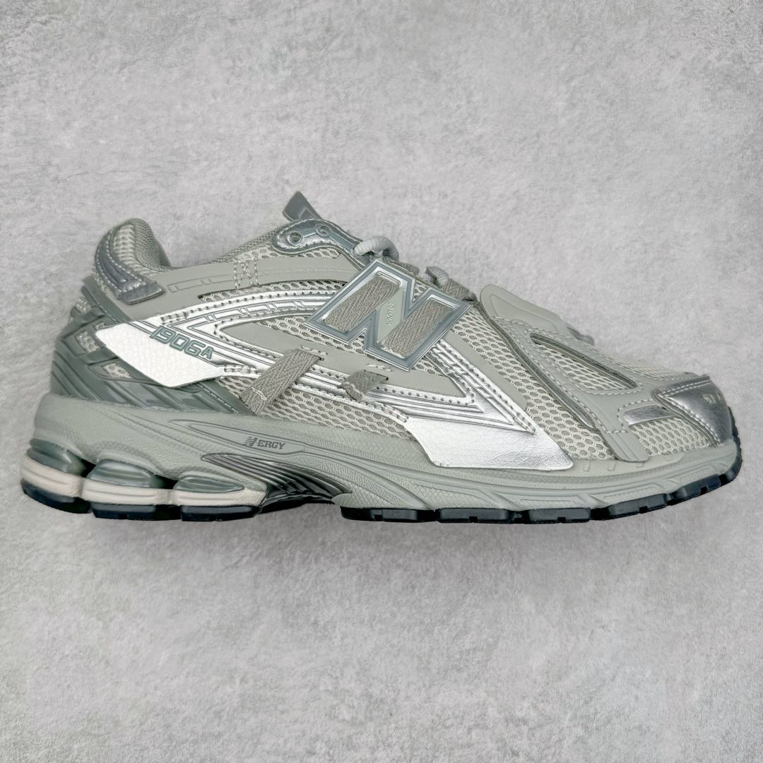 图片[9]-＃M3纯原 New Balance M1906R NB新百伦系列复古老爹风休闲运动慢跑鞋 日韩出口特供订单 全网最全配色 配套商长期套现长期补货 全新货品 正常出厂触屏不到的单价 超级跑量款 全套原楦原纸板原厂数据开发 进口三明治网面 原装进口翻毛皮料正确绒感卡色 正确中底拉帮中底网布细节 采用轻质牛剖革拼接透气网眼衬垫织物鞋面材质 T-Beam大底提供足步弓支撑 保持步态稳定 后跟搭载外露缓震胶 鞋身整体以各种深浅不一的灰色覆盖 鞋头以淡蓝色调装饰 网眼衬垫通过不规律的色块实现做旧的美感 泛黄的鞋底更是进一步增添了复古气息 尺码：36 37 37.5 38 38.5 39.5 40 40.5 41.5 42 42.5 43 44 45-选品中心