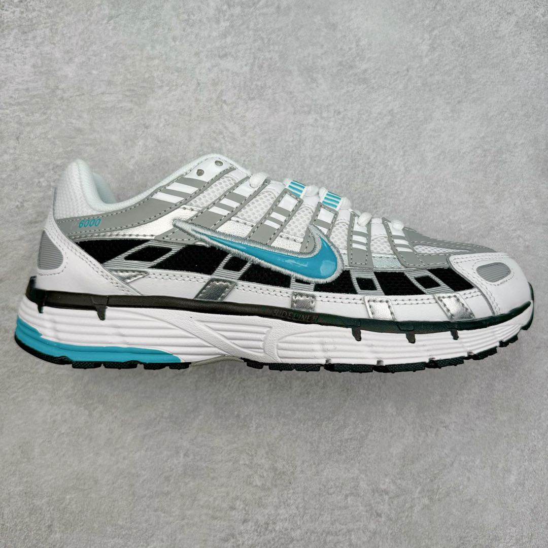 图片[2]-NK P-6000 系列低帮复古老爹风休闲运动舒适慢跑鞋 融合 Pegasus 过往运动鞋设计 助力 21 世纪早期跑步运动跃升时尚新高度 采用透气网眼布、运动风格线条和耐穿覆面 兼具吸睛外观和舒适感受 中底泡绵以田径赛道为灵感 打造厚实设计 缔造出众缓震性能 尺码：36 36.5 37.5 38 38.5 39 40 40.5 41 42 42.5 43 44 44.5 45-选品中心