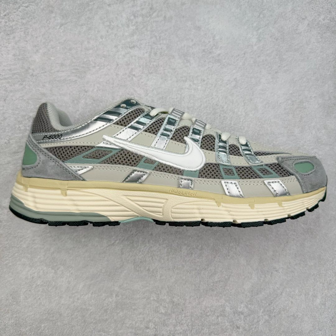 图片[5]-NK P-6000 系列低帮复古老爹风休闲运动舒适慢跑鞋 融合 Pegasus 过往运动鞋设计 助力 21 世纪早期跑步运动跃升时尚新高度 采用透气网眼布、运动风格线条和耐穿覆面 兼具吸睛外观和舒适感受 中底泡绵以田径赛道为灵感 打造厚实设计 缔造出众缓震性能 尺码：36 36.5 37.5 38 38.5 39 40 40.5 41 42 42.5 43 44 44.5 45-选品中心