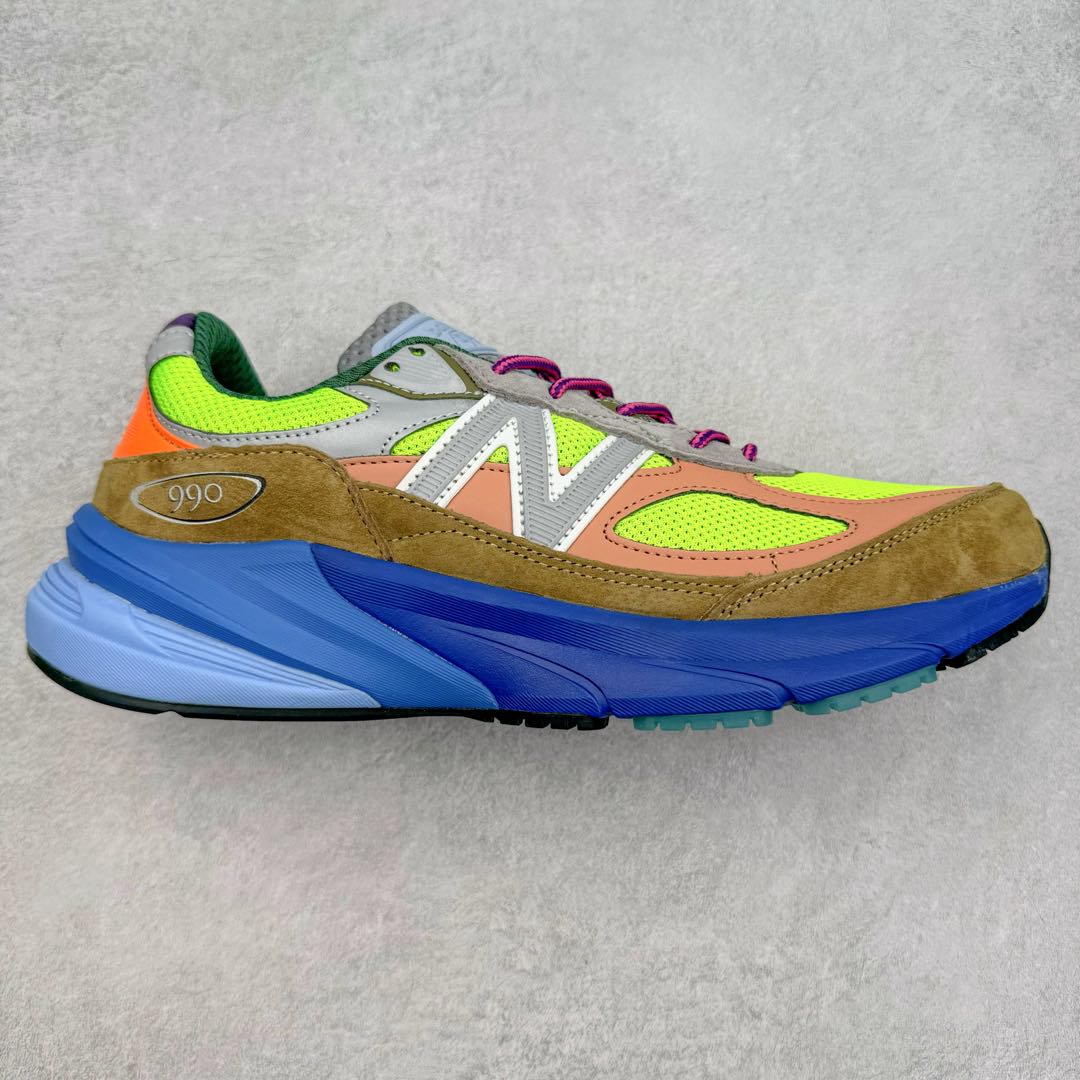 图片[10]-＃K版纯原 New Balance M990GL6 新百伦NB990V6 第六代总统复古慢跑鞋 这是一双极具现代感设计的复古跑鞋 990v6 鞋面大部分面积依旧采用麂皮和织物材质覆盖 从各种细节上看也还是有点 990v5 的影子 但相比 990v5 990v6 鞋面各种材质的拼接会更加复杂 这次 990v6 最大的改变相信大家应该也发现了 就是看上去貌似比 990v4 和 990v5 两代鞋款加起来还要厚的鞋底 其实这是 New Balance 首次采用的三重缓震组合鞋底 除了之前就有的 ABZORB 缓震科技和 ENCAP 中底 这次新加入了 FuelCell 缓震科技 看来舒适度和增高度 都要更上一层楼呀 990v6 的侧标 Logo 设计少见地没有印在绒面皮革上 而是置于网眼面料以及横跨鞋身的皮革织带之上 同时鞋舌上的标签设计并没有延用此前 990v4 和 990v5 采用的样式设计 而是采用了一种新的类似于三角徽章的设计 所以对于鞋款上的更新变化 既有延续经典的设计 也有创新性的改变 尺码：36 37 37.5 38 38.5 39 40 40.5 41.5 42 42.5 43 44 44.5 45-选品中心