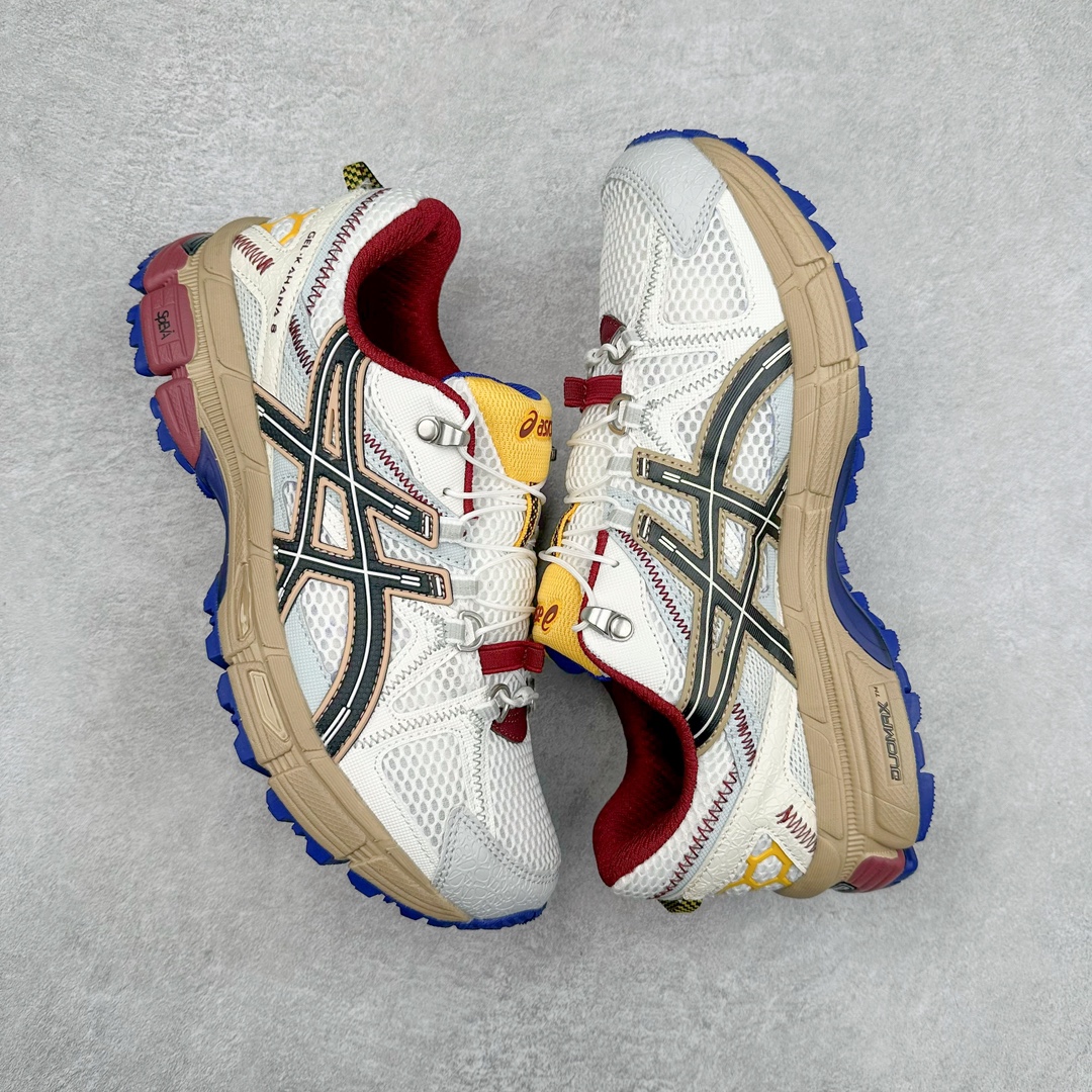 图片[3]-＃福利特价 ASICS GEL-KAHANA K8 亚瑟士越野跑步鞋抓地稳定运动鞋缓震耐磨跑鞋 GEL-KAHANA系列为实用级越野跑鞋 融合机能和户外潮流强势回归 核心科技GEL内置于后跟 配合SPEVA弹性中底 减轻落地时地面对脚部的冲击力 中底内侧DYNAMIC DUOMAX 双密度防倾斜装置和中足补强结构 以及后跟几何形状构造 多方面支撑保护 AHAR耐磨橡胶大底 配合沟槽纹路设计 增强抓地力 后足GEL缓冲系统 减轻冲击时的冲击 实现平稳过渡 Trusstic系统 减少鞋底的重量 同时保留了鞋子结构的完整性 尺码：36 37 37.5 38 39 39.5 40 40.5 41.5 42 42.5 43.5 44 44.5 45-选品中心