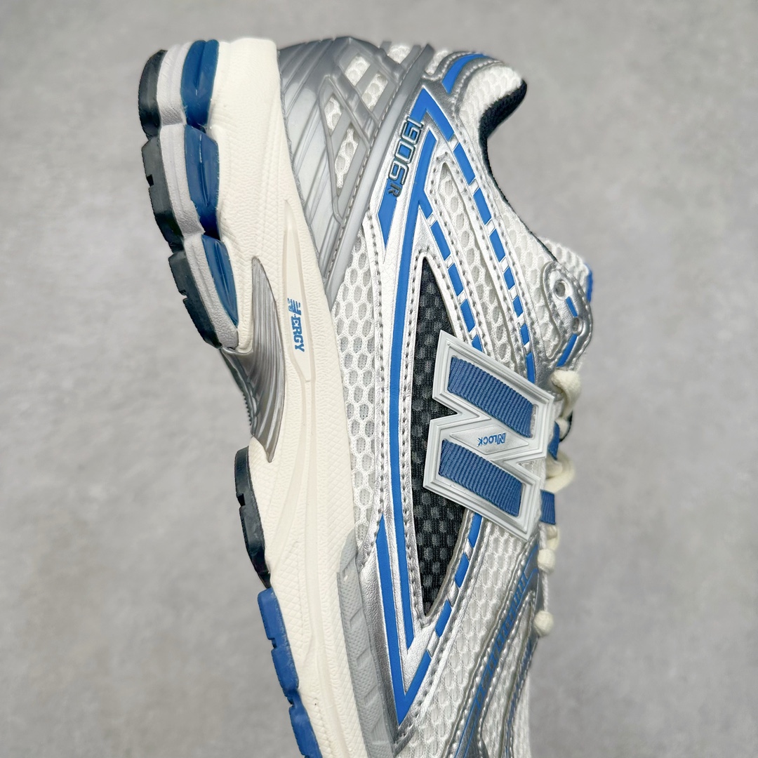 图片[6]-＃M3纯原 New Balance M1906R NB新百伦系列复古老爹风休闲运动慢跑鞋 日韩出口特供订单 全网最全配色 配套商长期套现长期补货 全新货品 正常出厂触屏不到的单价 超级跑量款 全套原楦原纸板原厂数据开发 进口三明治网面 原装进口翻毛皮料正确绒感卡色 正确中底拉帮中底网布细节 采用轻质牛剖革拼接透气网眼衬垫织物鞋面材质 T-Beam大底提供足步弓支撑 保持步态稳定 后跟搭载外露缓震胶 鞋身整体以各种深浅不一的灰色覆盖 鞋头以淡蓝色调装饰 网眼衬垫通过不规律的色块实现做旧的美感 泛黄的鞋底更是进一步增添了复古气息 尺码：36 37 37.5 38 38.5 39.5 40 40.5 41.5 42 42.5 43 44 45-选品中心