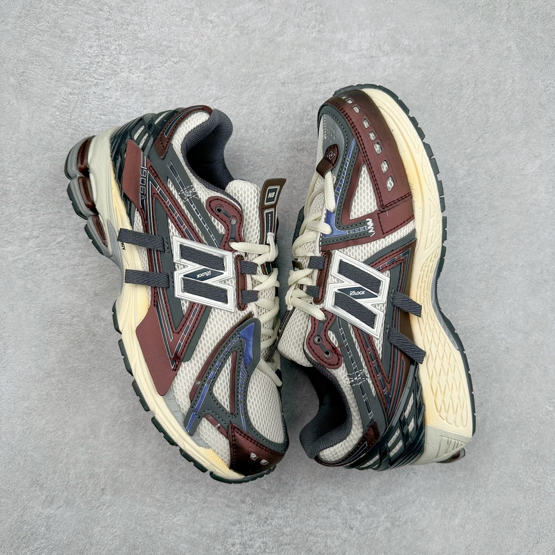 图片[3]-＃M3纯原 New Balance M1906R NB新百伦系列复古老爹风休闲运动慢跑鞋 日韩出口特供订单 全网最全配色 配套商长期套现长期补货 全新货品 正常出厂触屏不到的单价 超级跑量款 全套原楦原纸板原厂数据开发 进口三明治网面 原装进口翻毛皮料正确绒感卡色 正确中底拉帮中底网布细节 采用轻质牛剖革拼接透气网眼衬垫织物鞋面材质 T-Beam大底提供足步弓支撑 保持步态稳定 后跟搭载外露缓震胶 鞋身整体以各种深浅不一的灰色覆盖 鞋头以淡蓝色调装饰 网眼衬垫通过不规律的色块实现做旧的美感 泛黄的鞋底更是进一步增添了复古气息 尺码：36 37 37.5 38 38.5 39.5 40 40.5 41.5 42 42.5 43 44 45-选品中心
