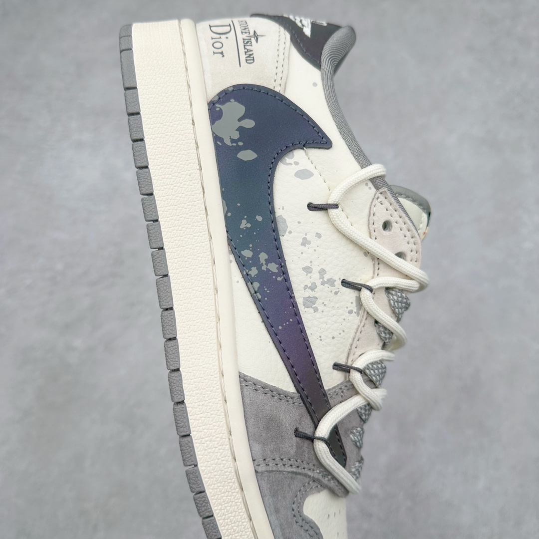 图片[6]-TS x Air Jordan AJ1 Low 倒钩低帮联名定制配色 DM9288-002 原厂内置气垫魔块 A模大底 头层小牛皮 鞋舌AJ原厂专用牛津布+AJ专用反口珍珠布+原厂无杂质高弹内里海棉+特殊封边弹力鞋带 尺码：36 36.5 37.5 38 38.5 39 40 40.5 41 42 42.5 43 44 44.5 45 46 47.5-选品中心