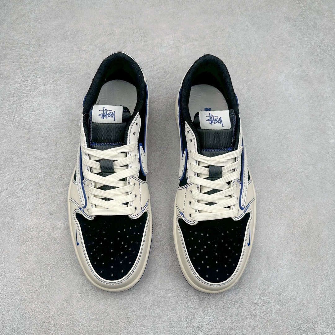 图片[2]-TS x Air Jordan AJ1 Low 倒钩低帮联名定制配色 SJ2068-113 原厂内置气垫魔块 A模大底 头层小牛皮 鞋舌AJ原厂专用牛津布+AJ专用反口珍珠布+原厂无杂质高弹内里海棉+特殊封边弹力鞋带 尺码：36 36.5 37.5 38 38.5 39 40 40.5 41 42 42.5 43 44 44.5 45 46 47.5-选品中心