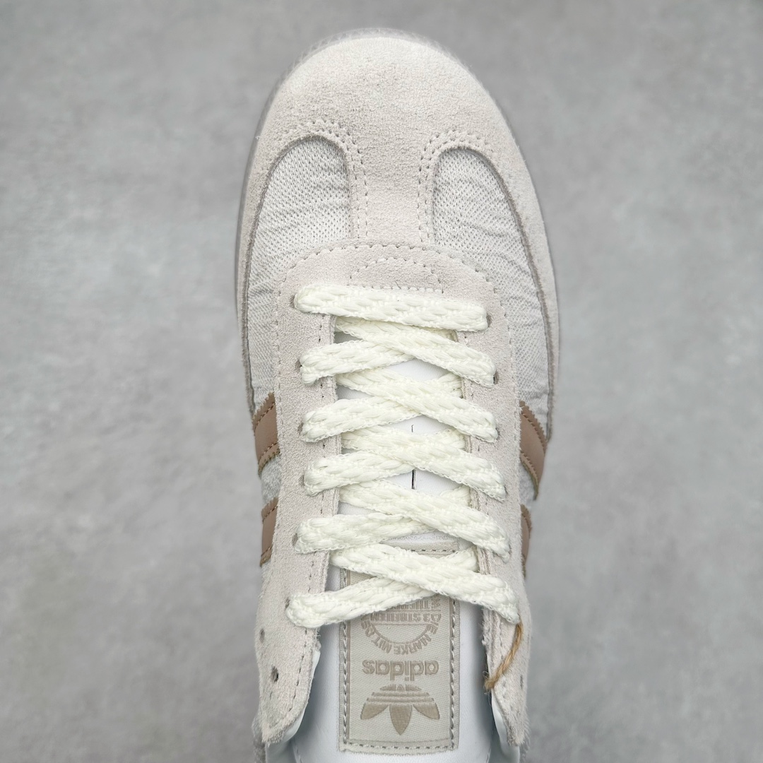 图片[4]-AD Original Samba OG 复古经典轻便板鞋 JP5674 这款桑巴鞋展示了高质量的工艺 带有装饰的超锁缝制和无缝的手感 柔软、柔软的皮革造型和标志性的3条纹完成了精致的外观 正规合身鞋带 鞋面上有绒面鞋垫 橡胶鞋底 享受正畸套筒软感 自50年代首次亮相以来就一直在赢得粉丝的青睐 尺码：36 36.5 37.5 38 38.5 39 40 40.5 41 42 42.5 43 44 44.5 45-选品中心