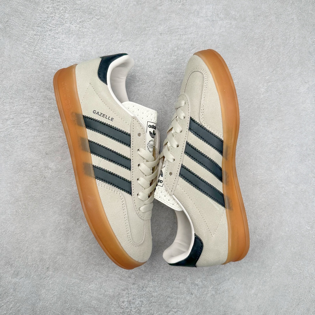 图片[3]-AD Gazelle Indoor Trainers 羚羊内训系列低帮复古百搭休闲运动德训风板鞋 JH6194 90年代经典的复刻版！自60年代以足球训练鞋面世以来,Gazelle就以其经典设计席卷全球。1991年版本的复刻,再造经典Gazelle。采用皮革打造,搭配浊色细节,让这款经典更加简约。尺码：36 36⅔ 37⅓ 38 38⅔ 39⅓ 40 40⅔ 41⅓ 42 42⅔ 43⅓ 44 45-选品中心