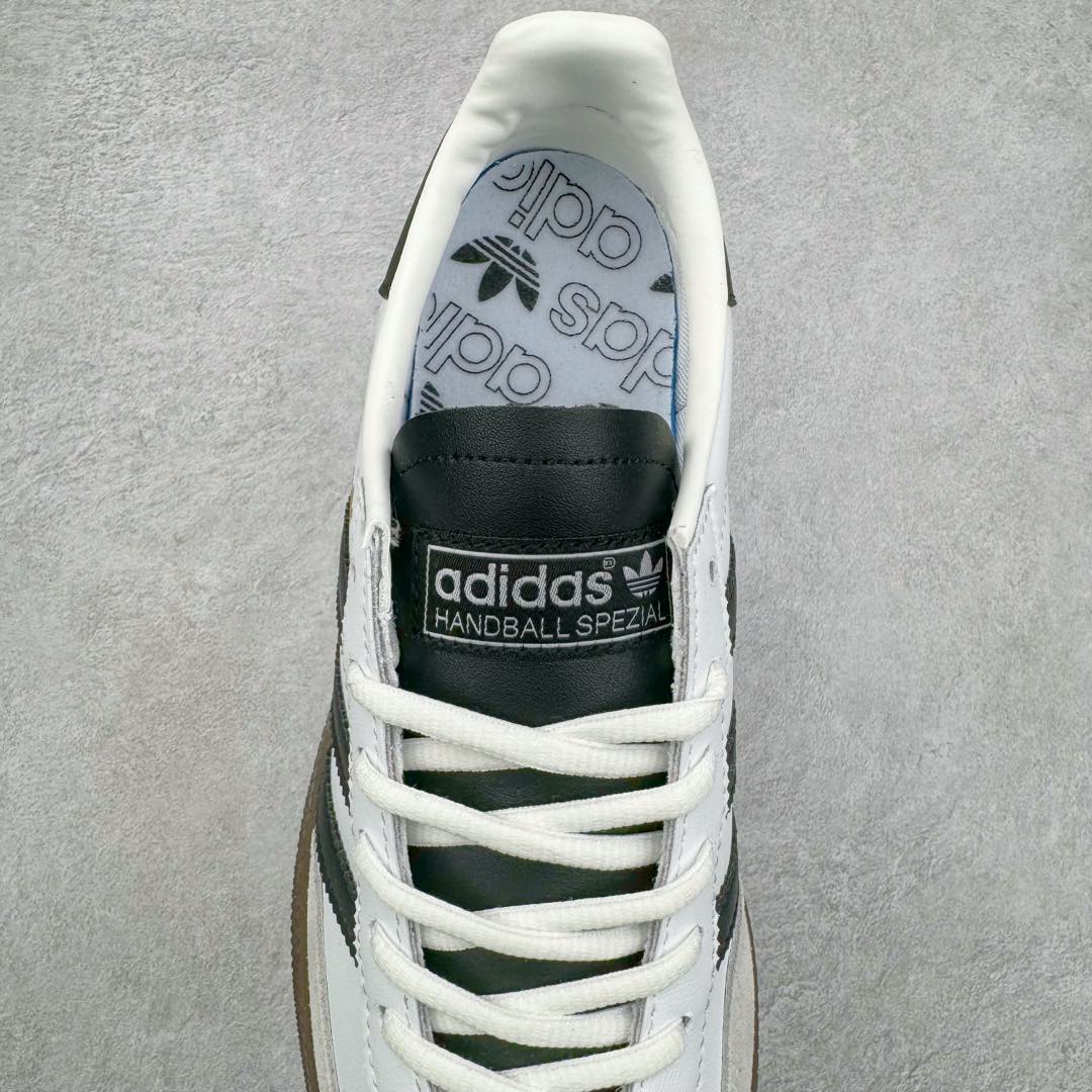 图片[6]-＃S2纯原 AD Originals Handball SPZL 手球运动员系列百搭休闲运动板鞋 IE3403 口碑大厂出品 品控大底版型不断改良更新 原厂皮料 原装过验内外标加持 全套原纸板楦头开发 确保原汁原味 完美呈现桑巴版型 一比一鞋头弧度高度鞋身弧度 数据细节工艺流程均保持一致 这款来自阿迪达斯的这款HANDBALL SPZL前身是一双手球运动鞋 这一次拿来复刻 所以鞋面的主要色彩选用了黑色 鞋面外侧除了Spezial字母之外还有三叶草标志 Handball SPZL作为复古手球训练鞋与作为室内足球鞋的Samba有着异曲同工之处 但是质感更为出众的鞋身以及丰富的配色选择比起Samba来讲可以说是更胜一筹了 尺码：36 36⅔ 37⅓ 38 38⅔ 39⅓ 40 40⅔ 41⅓ 42 42⅔ 43⅓ 44 45-选品中心