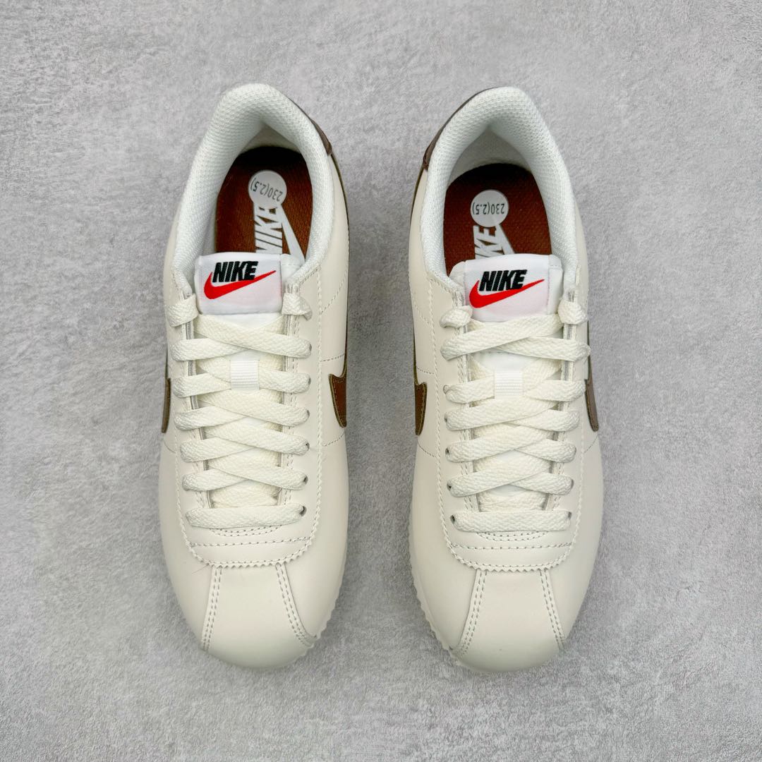 图片[2]-＃JC纯原 NK Classic Cortez Leather 阿甘复古初代皮革慢跑鞋 DN1791-104 实体平台指令订单 全套原纸板楦头开发 原厂数据大底磨具 一比一鞋头弧度高度鞋身弧度 细节品控鞋型随意对比 正确烫金高频细节 公司级标准检验QC 区分市面一切版本 完美复刻阿甘复古鞋型 尺码：35.5 36 36.5 37.5 38 38.5 39 40 40.5 41 42 42.5 43 44 45-选品中心