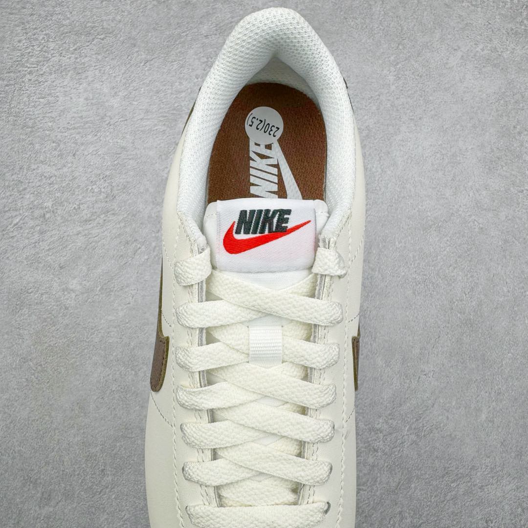 图片[5]-＃JC纯原 NK Classic Cortez Leather 阿甘复古初代皮革慢跑鞋 DN1791-104 实体平台指令订单 全套原纸板楦头开发 原厂数据大底磨具 一比一鞋头弧度高度鞋身弧度 细节品控鞋型随意对比 正确烫金高频细节 公司级标准检验QC 区分市面一切版本 完美复刻阿甘复古鞋型 尺码：35.5 36 36.5 37.5 38 38.5 39 40 40.5 41 42 42.5 43 44 45-选品中心