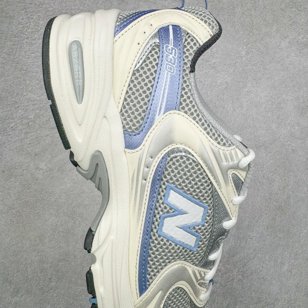 图片[6]-＃G版纯原 New Balance NB530 新百伦复古透气跑步鞋 全套原楦原纸板原厂数据开发 同步原鞋一次Model大底 全鞋电脑针车加持 原厂网布TPU高频工艺 正确中底拉帮 高密度丽新布中底 抛弃过往以皮革为主的人气轮廓 以极具复古风范的跑鞋外观呈现 设计上全鞋以简约清爽的纯白色作基底 鞋身覆盖大面积织物网眼材质 并于鞋头、鞋带孔眼片等细节处点缀对比鲜明的反光银镀层凸显 鞋舌、侧身等位置则辅以一贯的「N」字标志和品牌徽标彰显身份 最后通过搭载的 ABZORB 缓震中底完善整体造型 尺码：36 37 37.5 38 38.5 39.5 40 40.5 41.5 42 42.5 43 44 44.5 45 45.5 46.5 47-选品中心