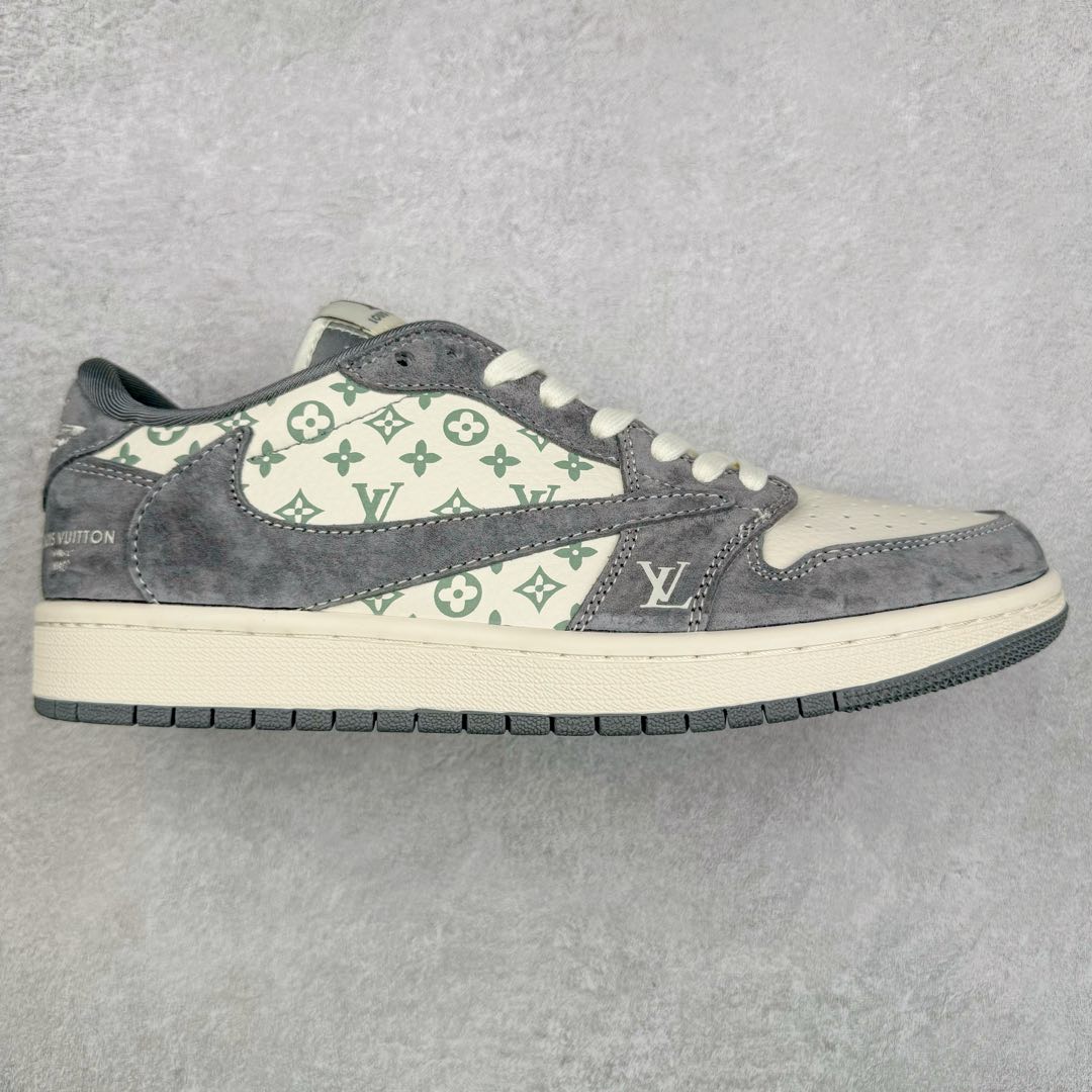 TS x Air Jordan AJ1 Low 倒钩低帮联名定制配色 SJ2068-001 原厂内置气垫魔块 A模大底 头层小牛皮 鞋舌AJ原厂专用牛津布+AJ专用反口珍珠布+原厂无杂质高弹内里海棉+特殊封边弹力鞋带 尺码:36 36.5 37.5 38 38.5 39 40 40.5 41 42 42.5 43 44 44.5 45 46 47.5-选品中心